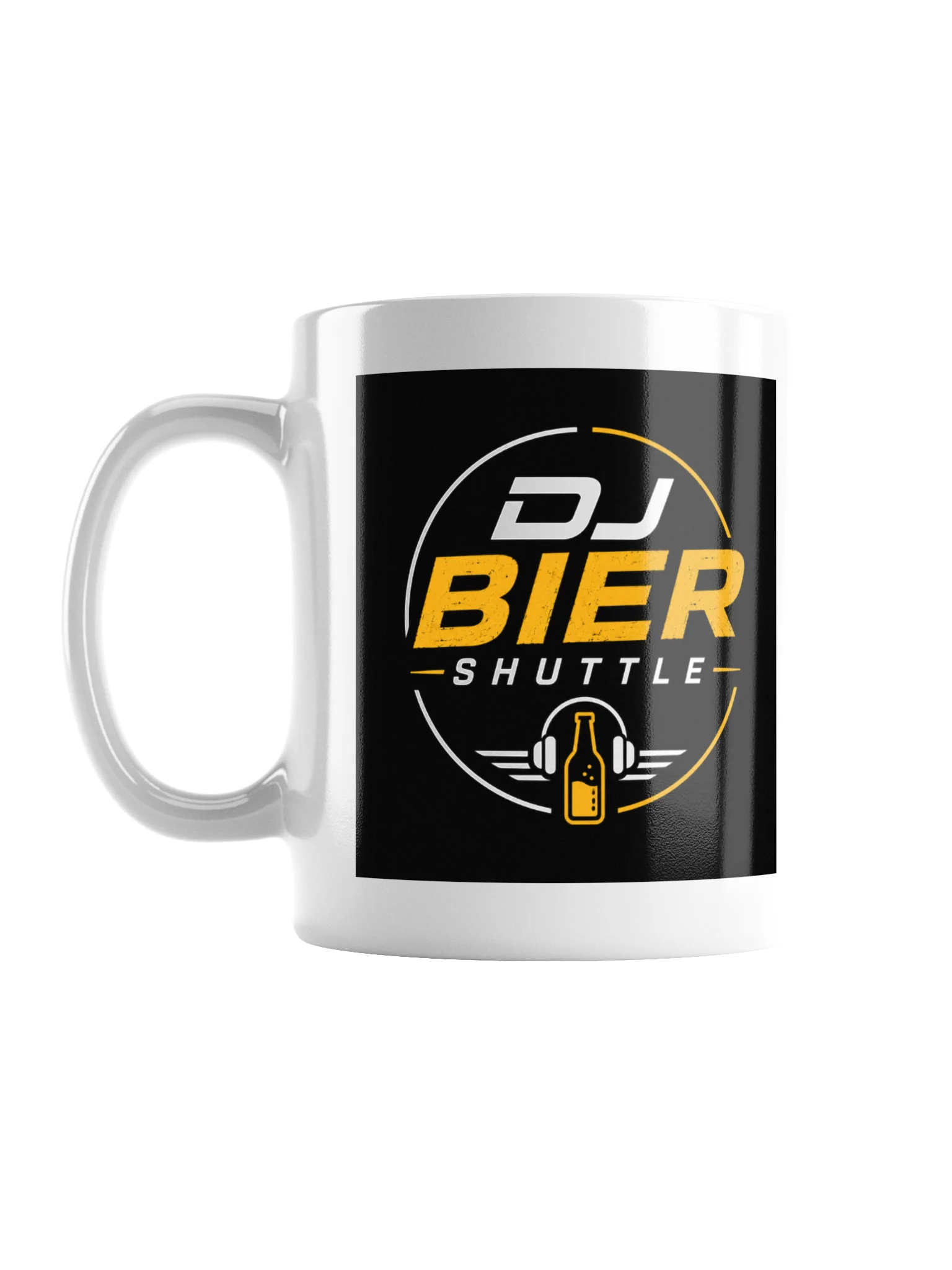 DJ Beer Shuttle Coffee Mug White product image (1)