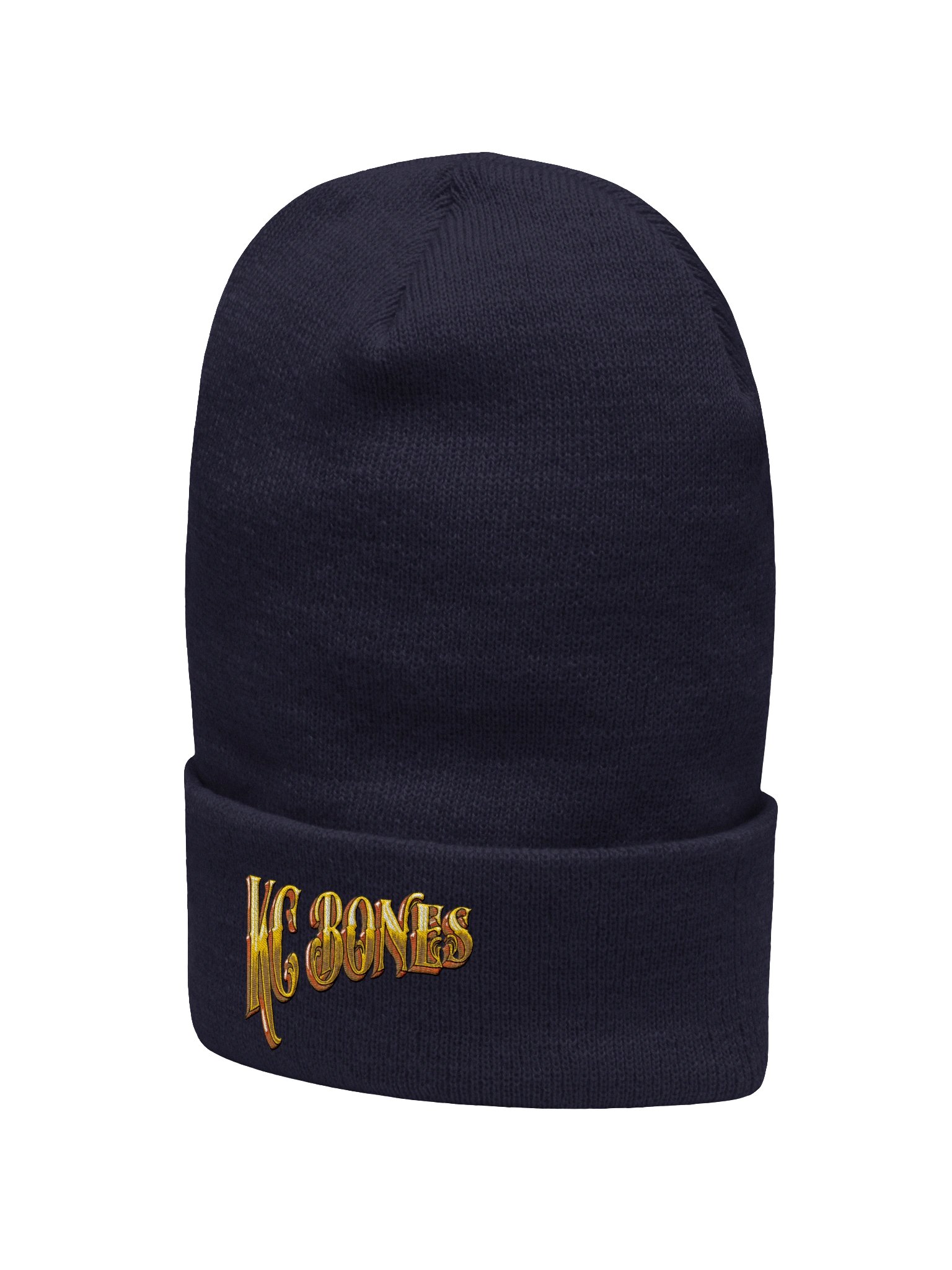 KC Bones Gold Logo Beanie product image (7)