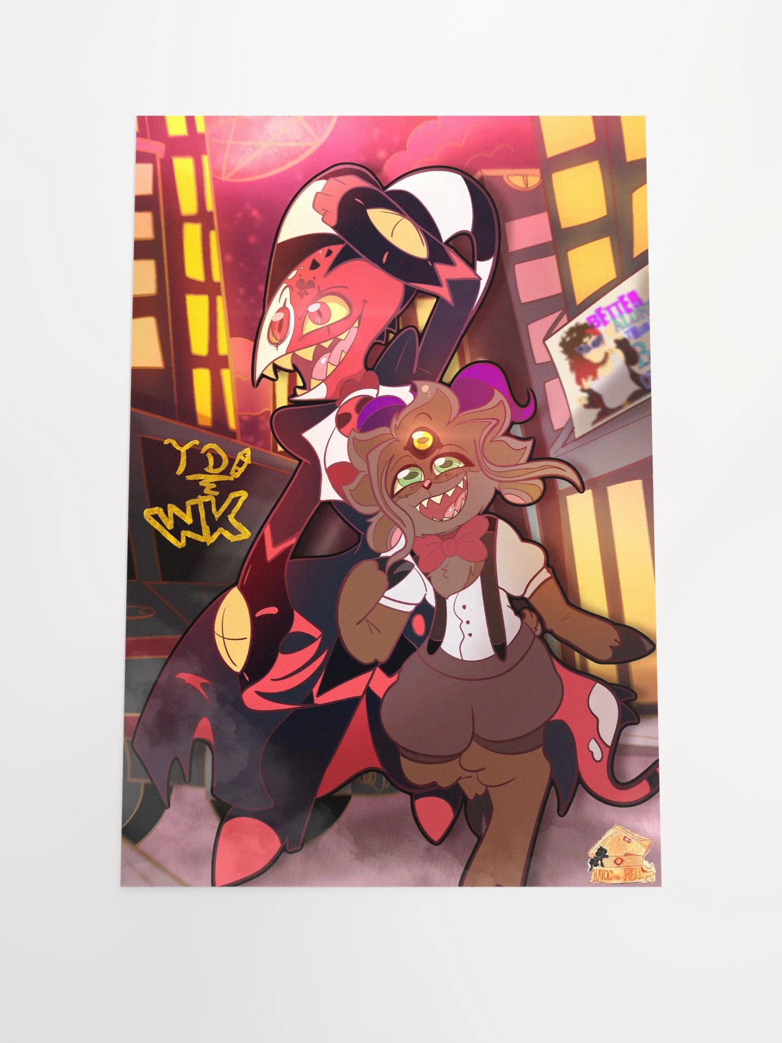 HAVOC IN HELL - SpellCheck: Better Late Than Never Poster *SIGNED EDITION* product image (1)