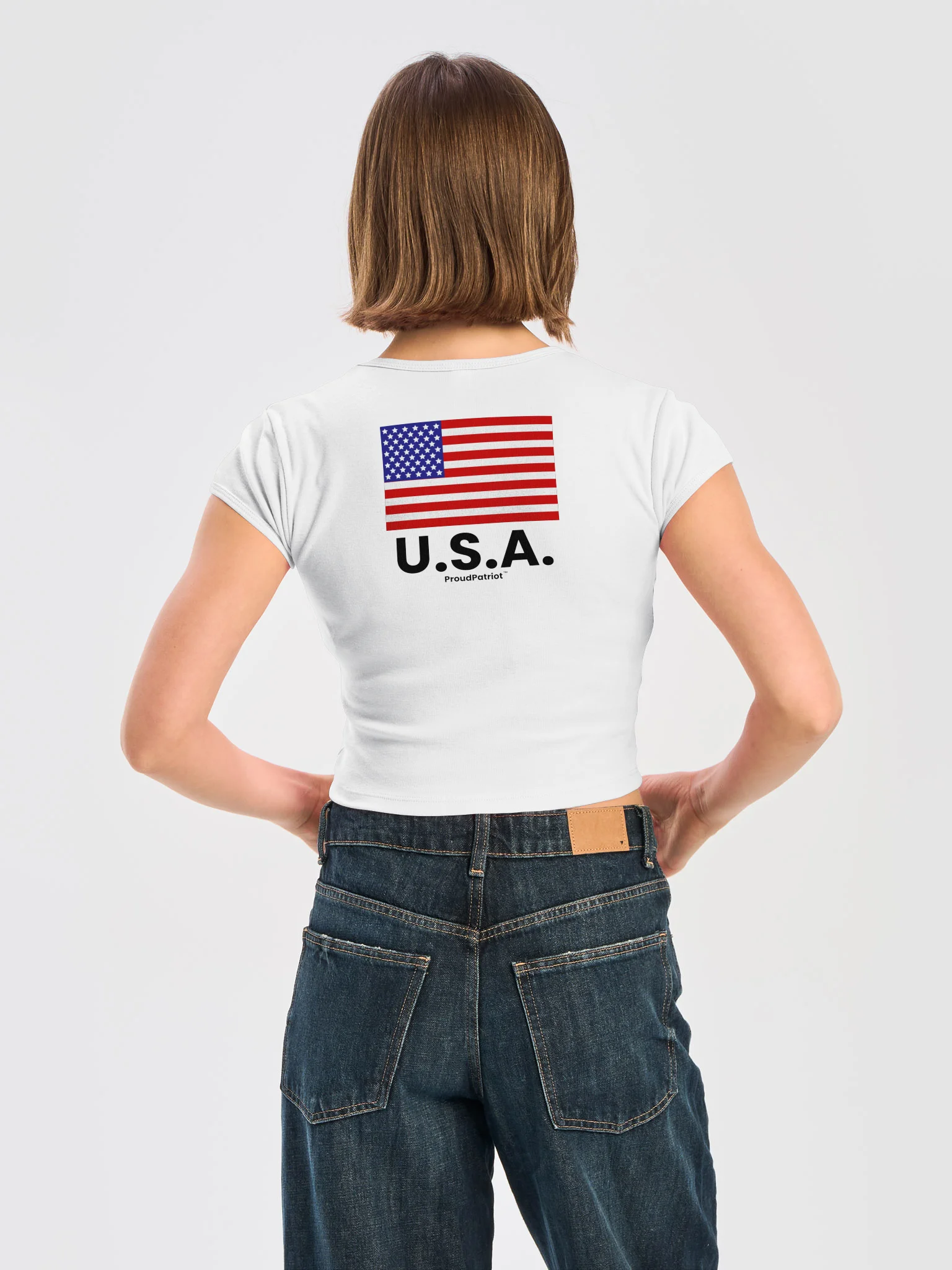 Massachusetts Women's Ribbed Baby Tee Crop Top product image (2)