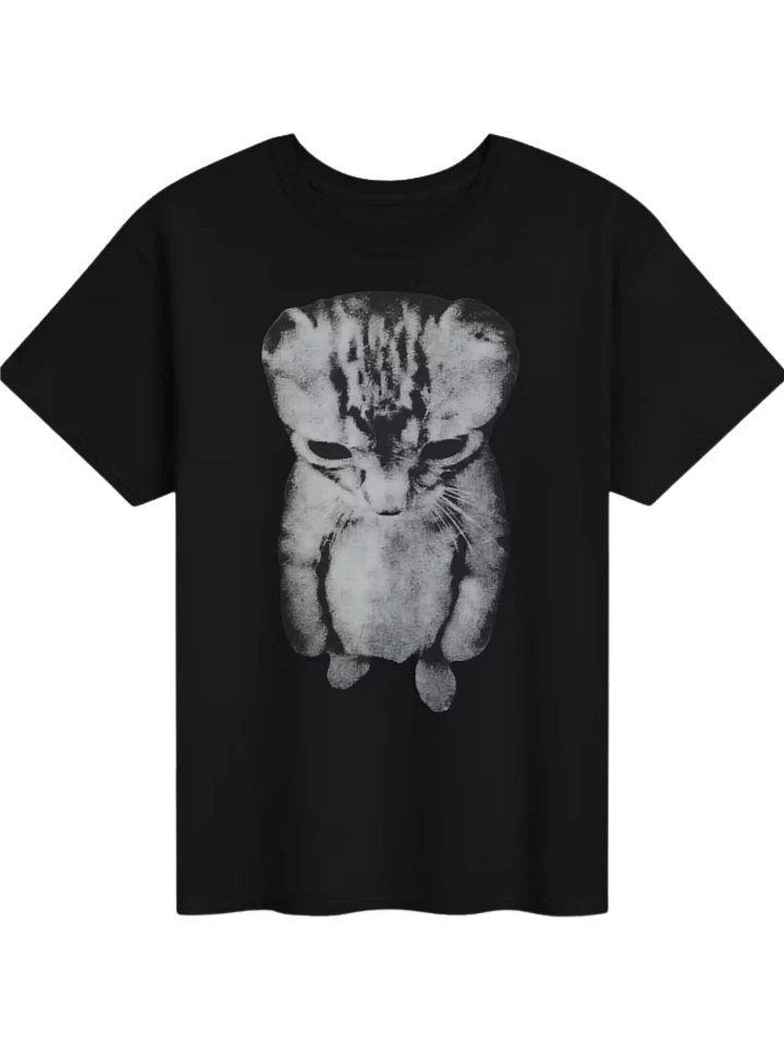 Brain Empty Cat T-shirt product image (1)