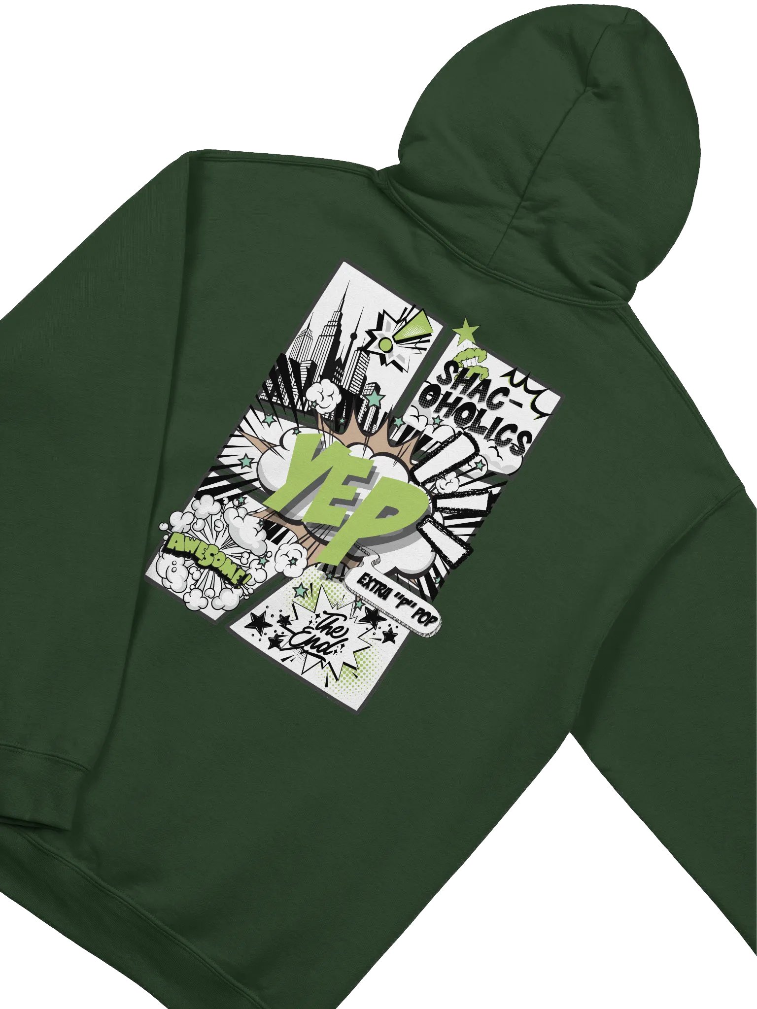 Explosive Green YeP Shac-oholics Hoodie product image (45)