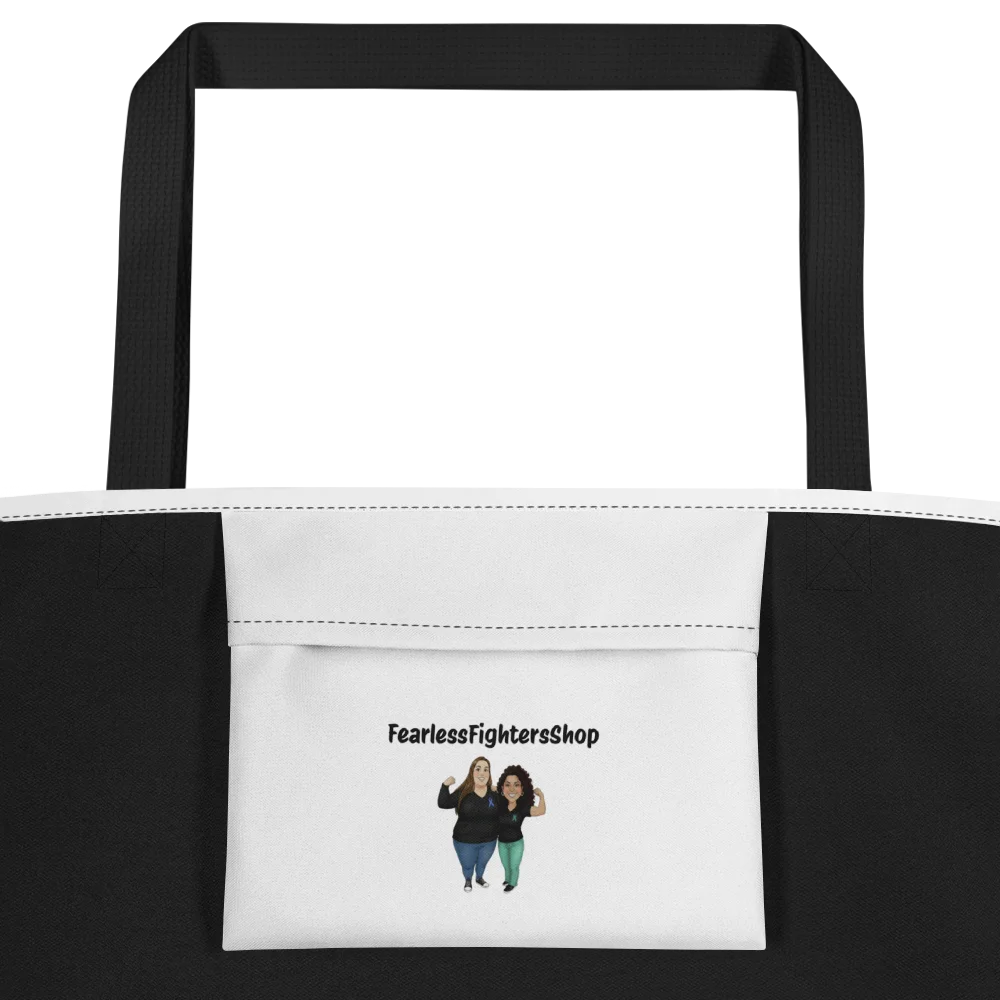 Ovarian Cancer - Fearless Fighter Tote Bag product image (2)