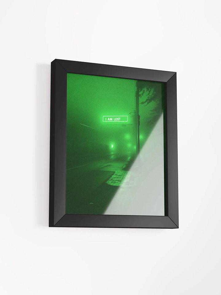 "I am lost" Framed Poster product image (2)