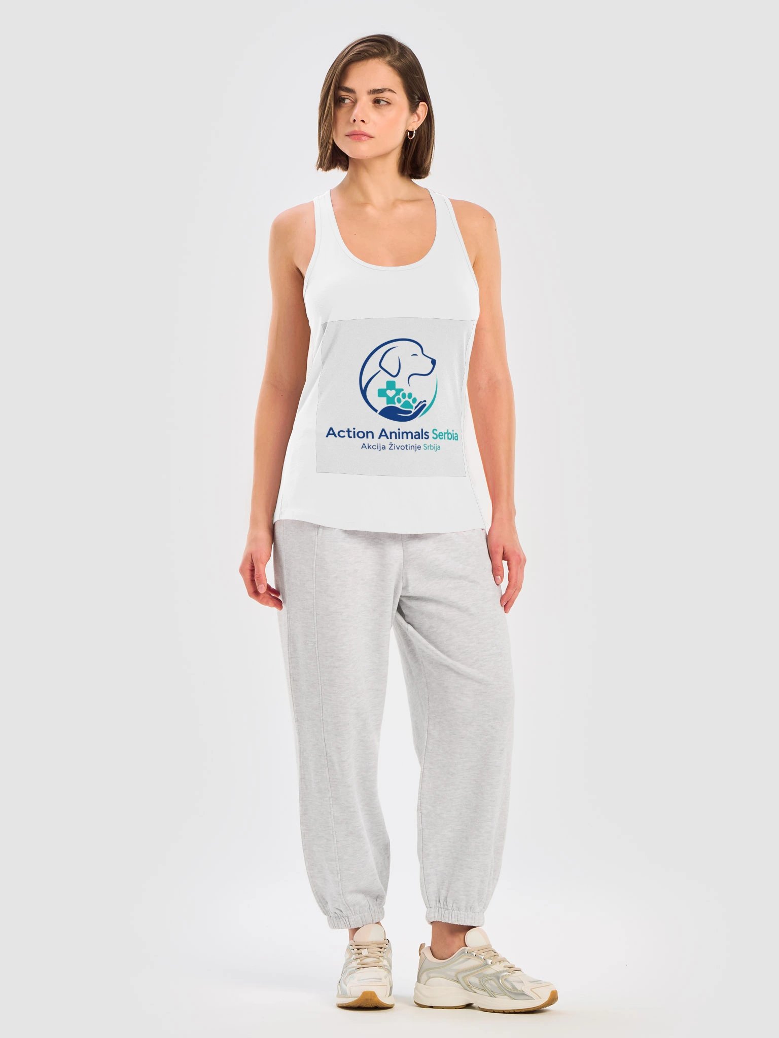 Action Animals Serbia Racerback Tanktop product image (9)