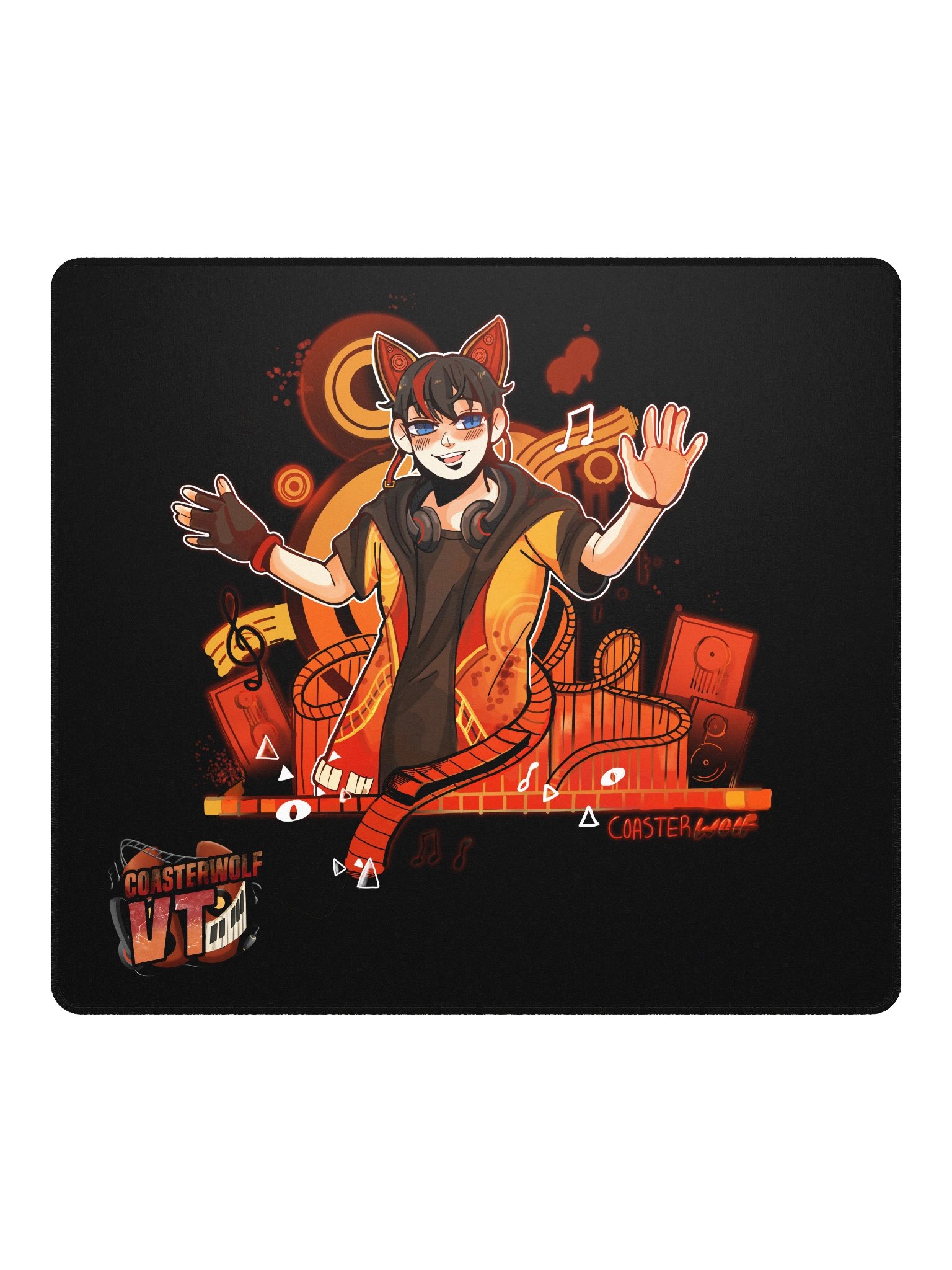 Coaster metro thrill vibes gaming mouse pad product image (2)
