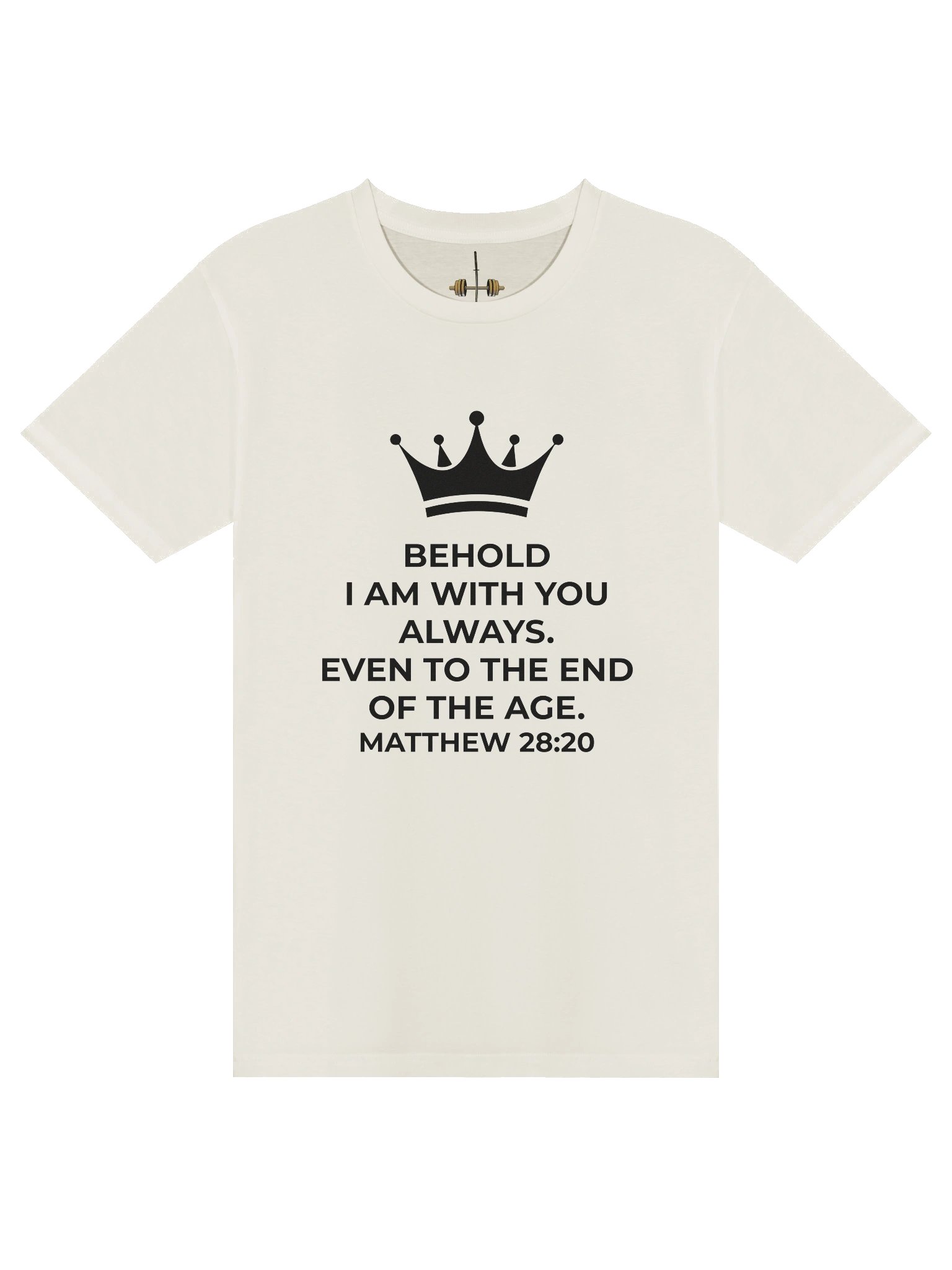 Matthew 28:20 Unisex Tee [Dark] product image (13)