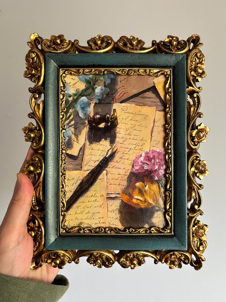Love Letters Framed Textured Canvas Print product image (1)