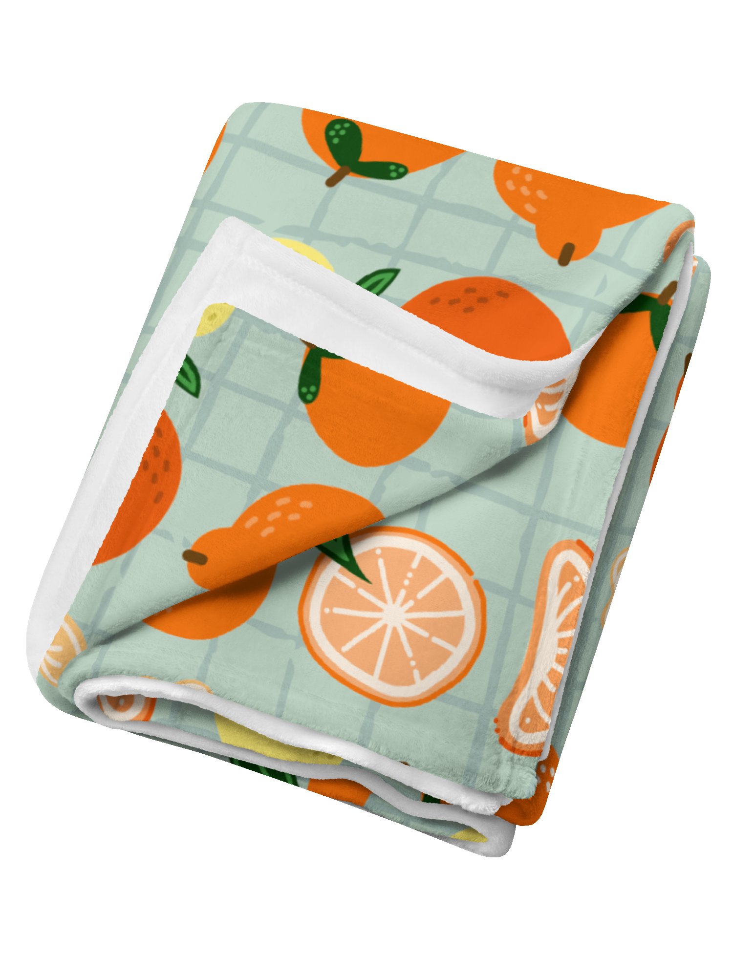 Oranges Soft Picnic Blanket product image (2)