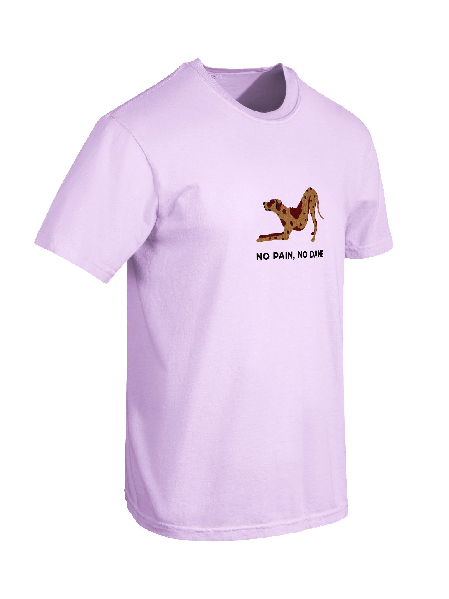 No Pain, No Dane T-Shirt(Embroidered) of a Great Dane(Chocolate Merle) product image (9)