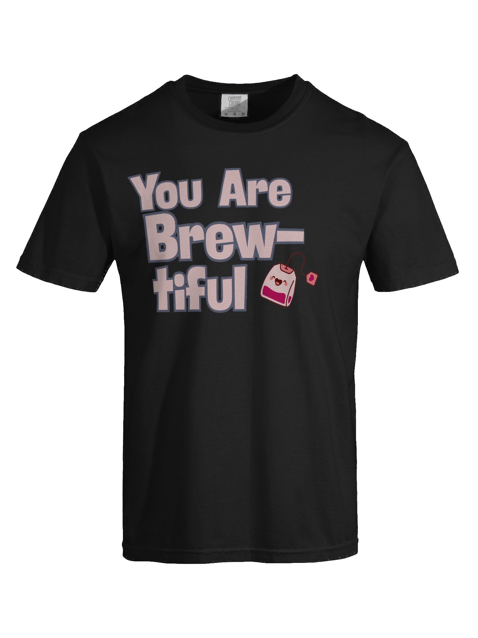 Brew-tiful Teabag Funny T-Shirt product image (77)