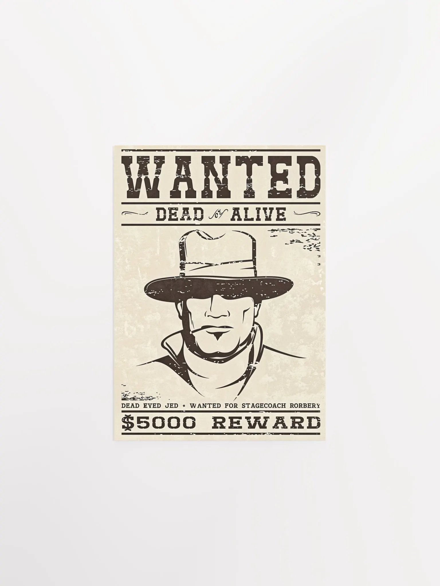 Wanted Dead OR Alive Poster product image (1)