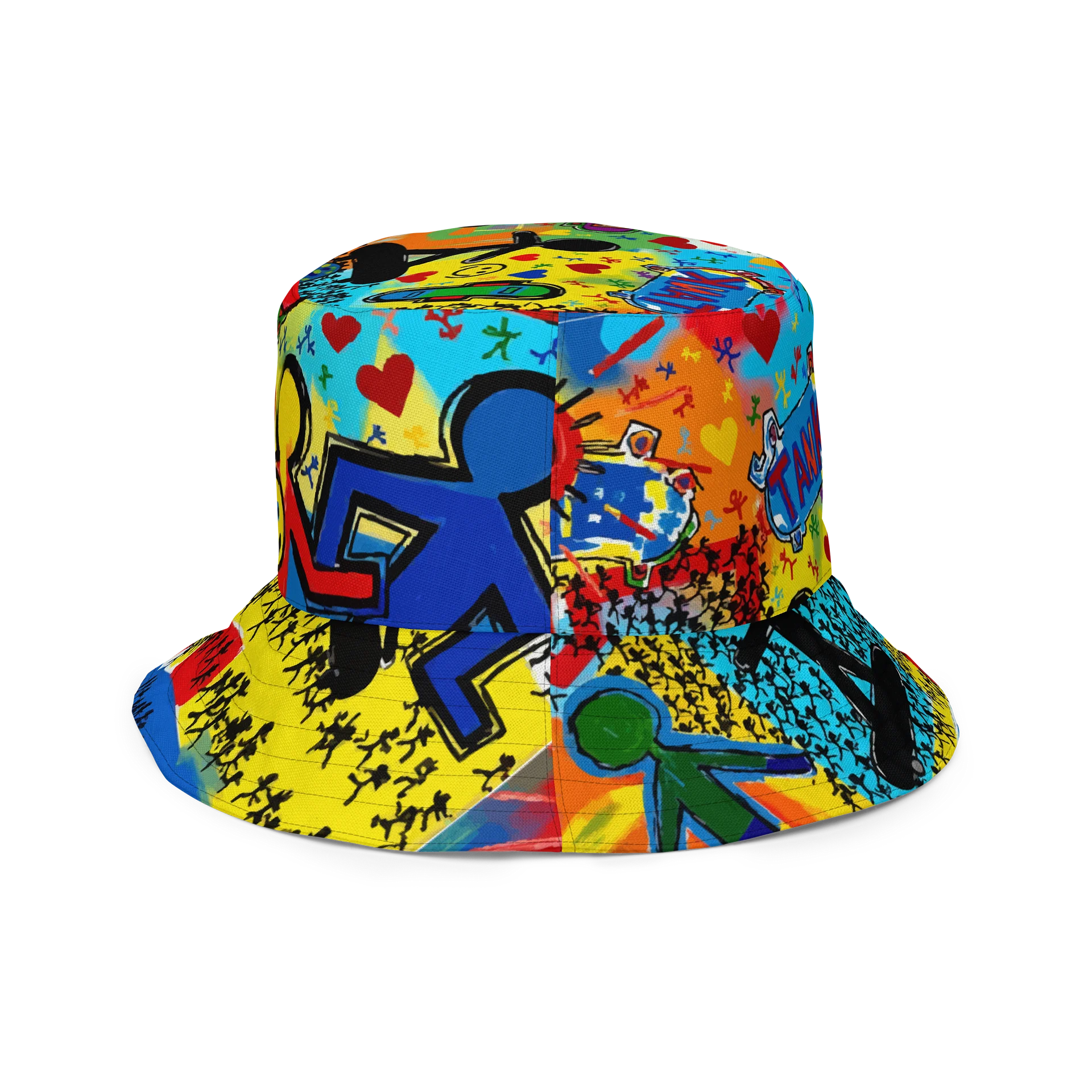 Skaterboy Tank // Street Art Graffiti Bucket Hat product image (2)