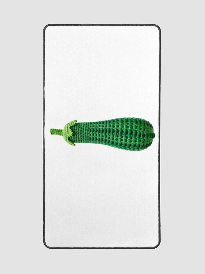 CozyAvocado Desk Mat 15.5" x 31.5" Zucchini #3 product image (2)
