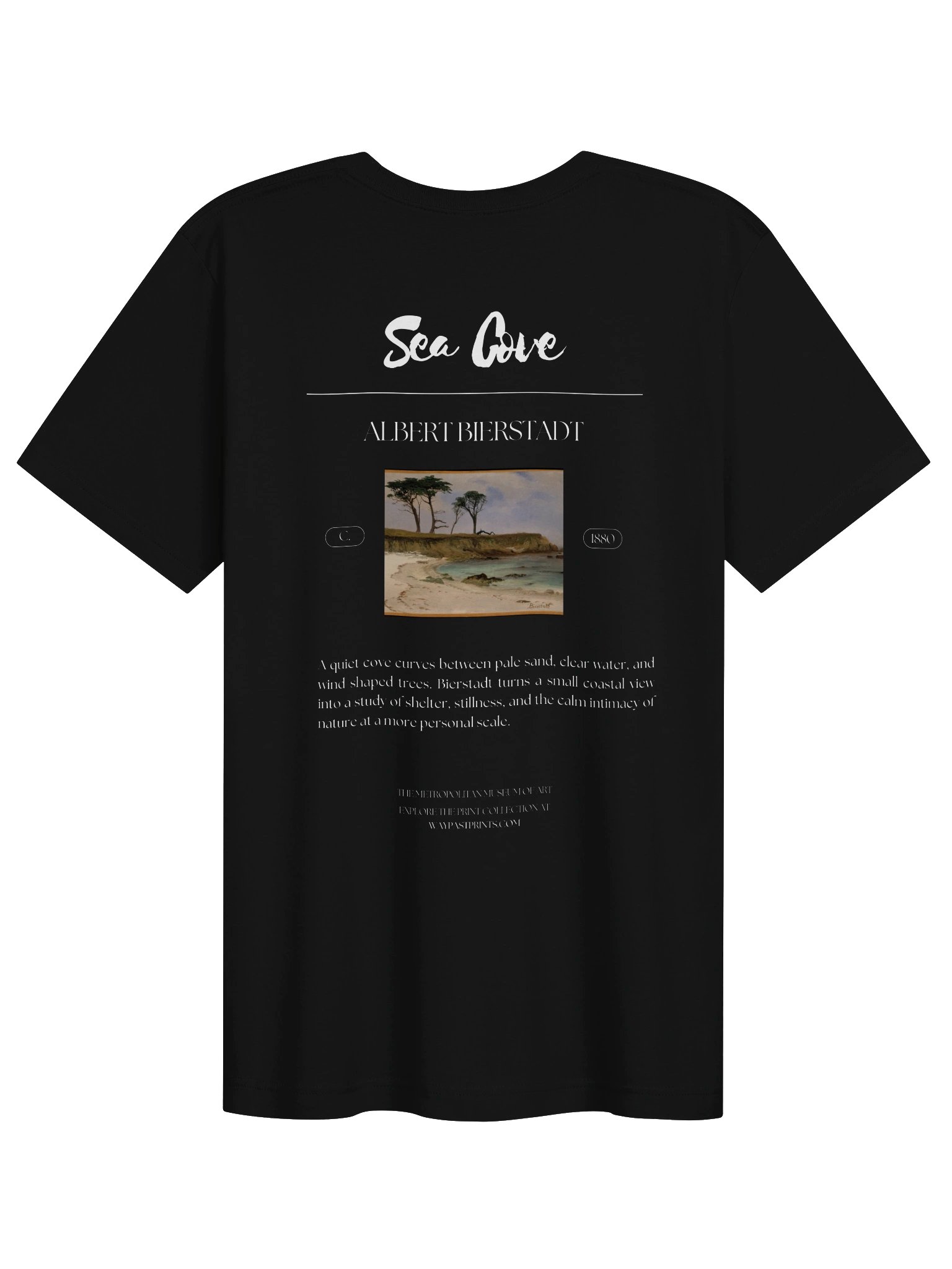 Sea Cove (Albert Bierstadt) T-Shirt product image (4)