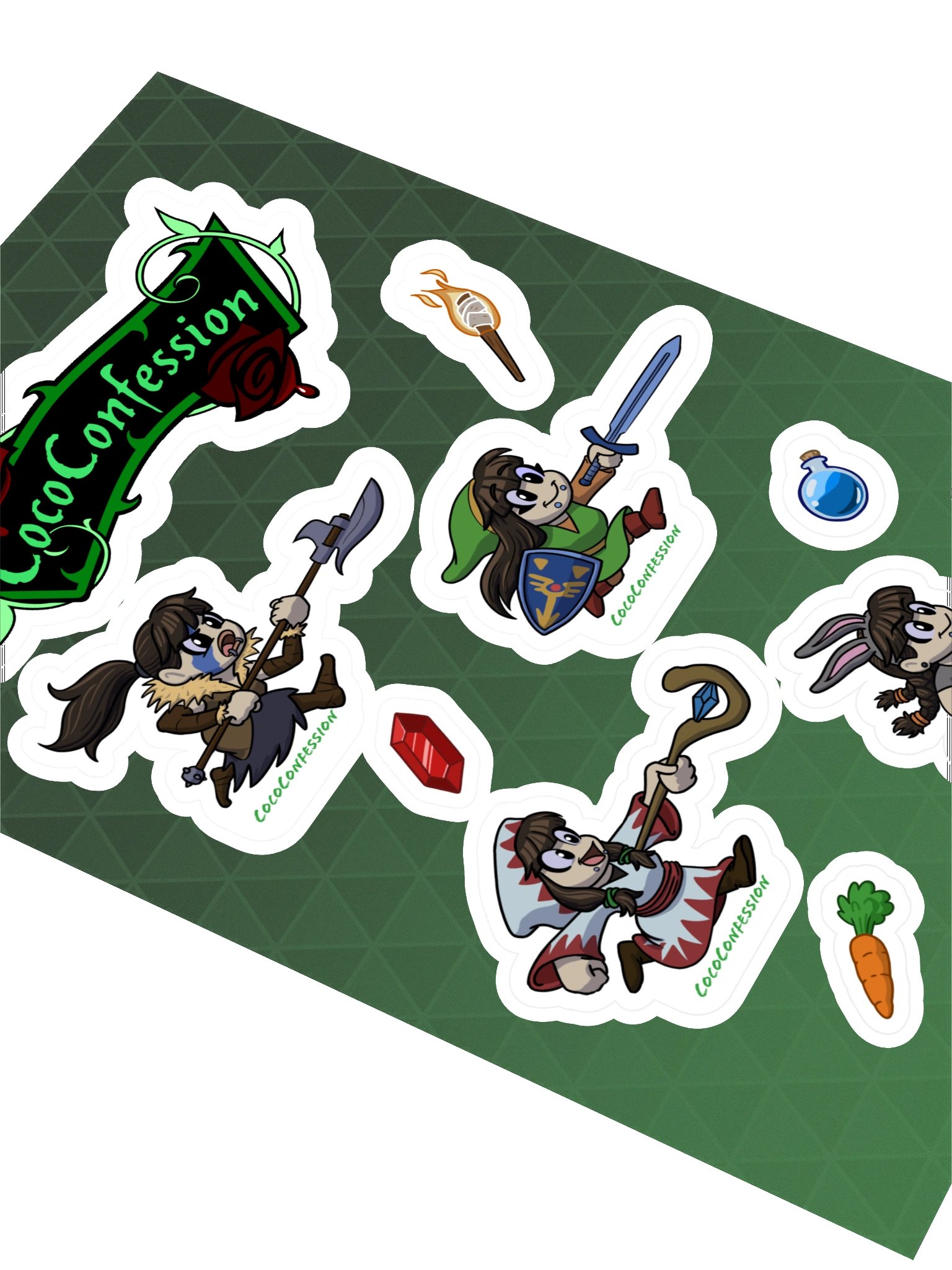 Costumed Coco Stickers product image (2)