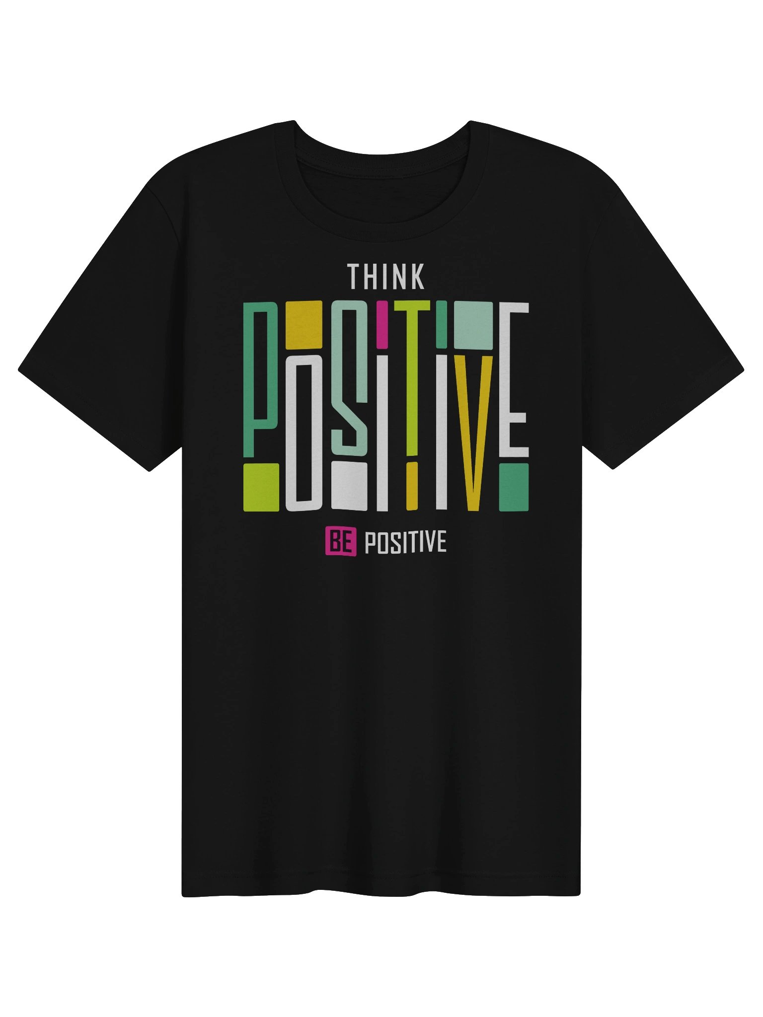 Think Positive Typography Graphic T-Shirt product image (4)