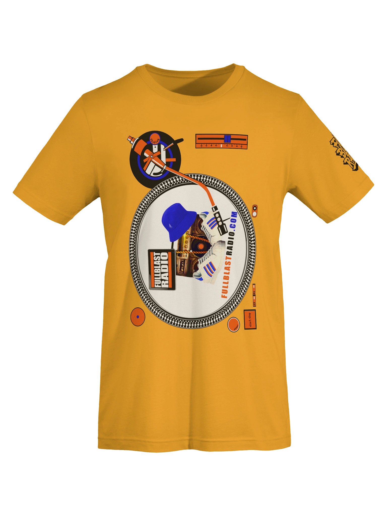 Fullblastradio Logo Technics Style T-Shirt product image (48)