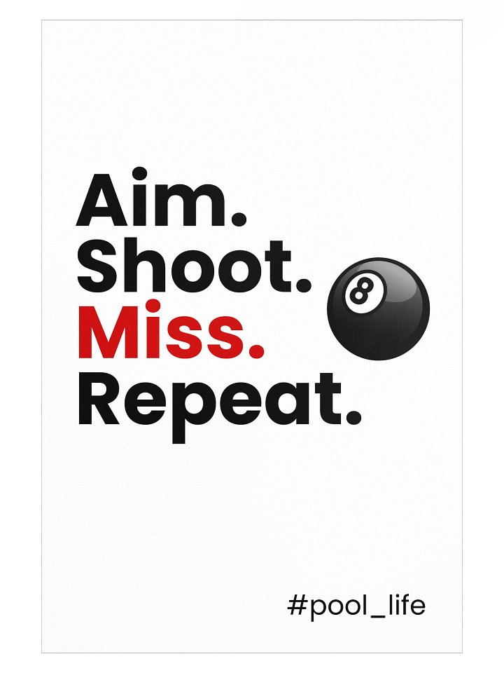 8-ball Pool Life Poster product image (1)