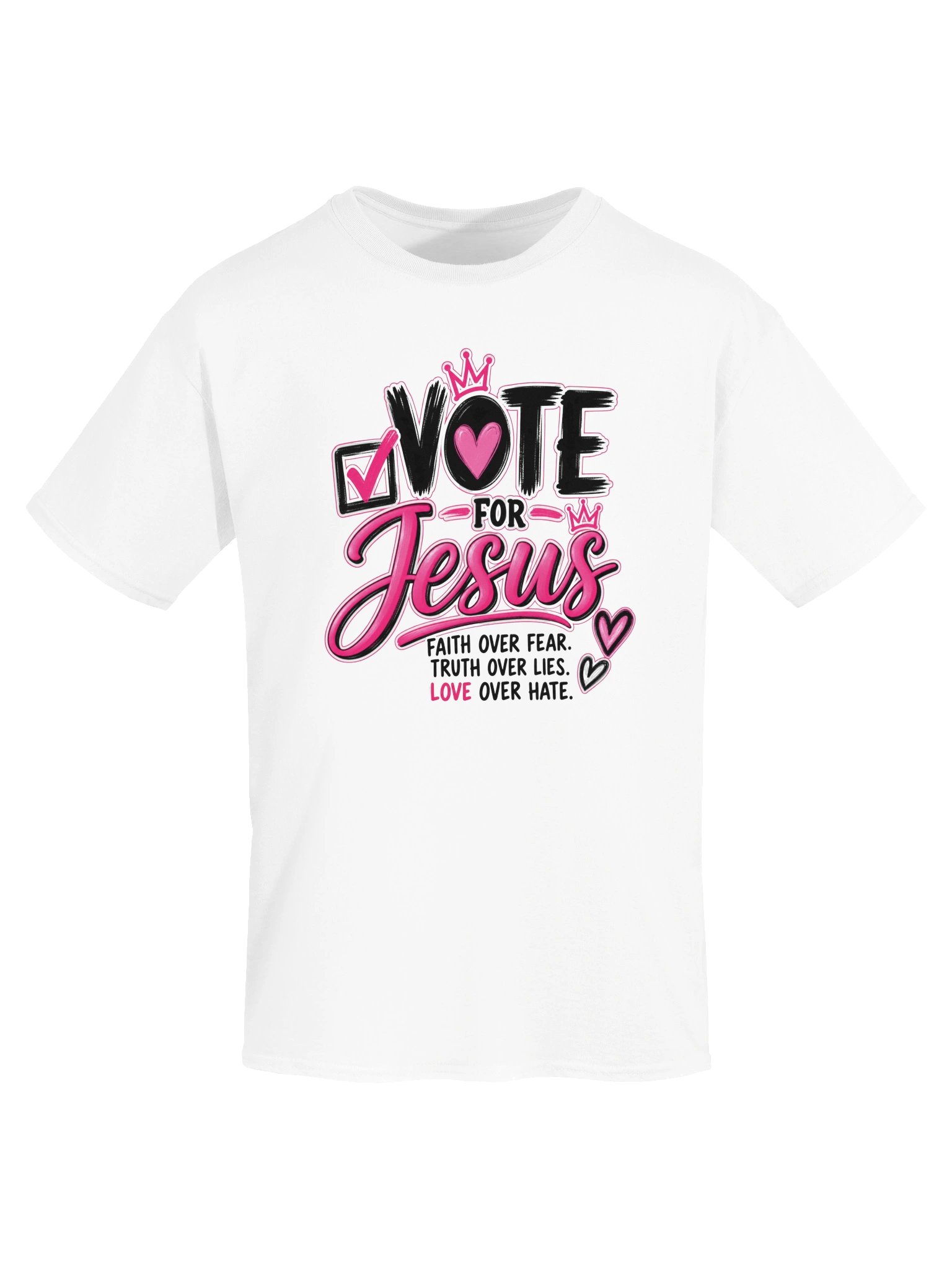 Vote for Jesus Graphic Tee product image (5)