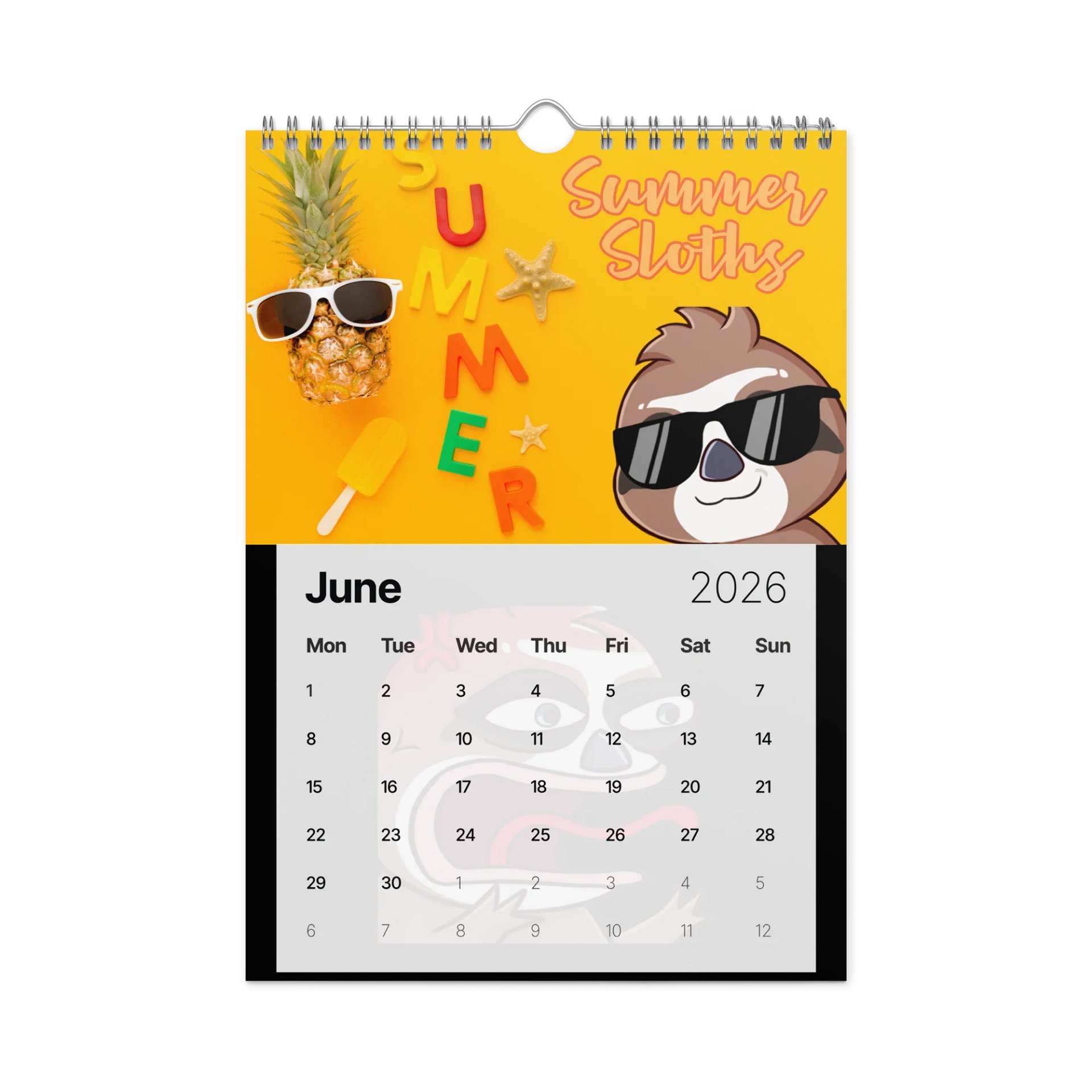 Sloths 2026 Calendar product image (7)