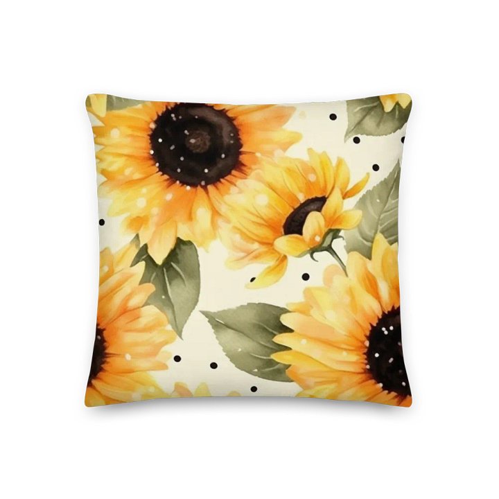 Sunflower Serenade: Throw Pillow product image (1)
