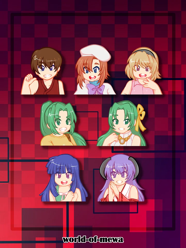 Higurashi: When They Cry | Acrylic Pins product image (1)