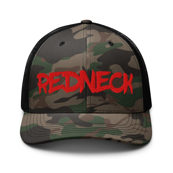 REDNECK Camo Trucker Hat product image (1)