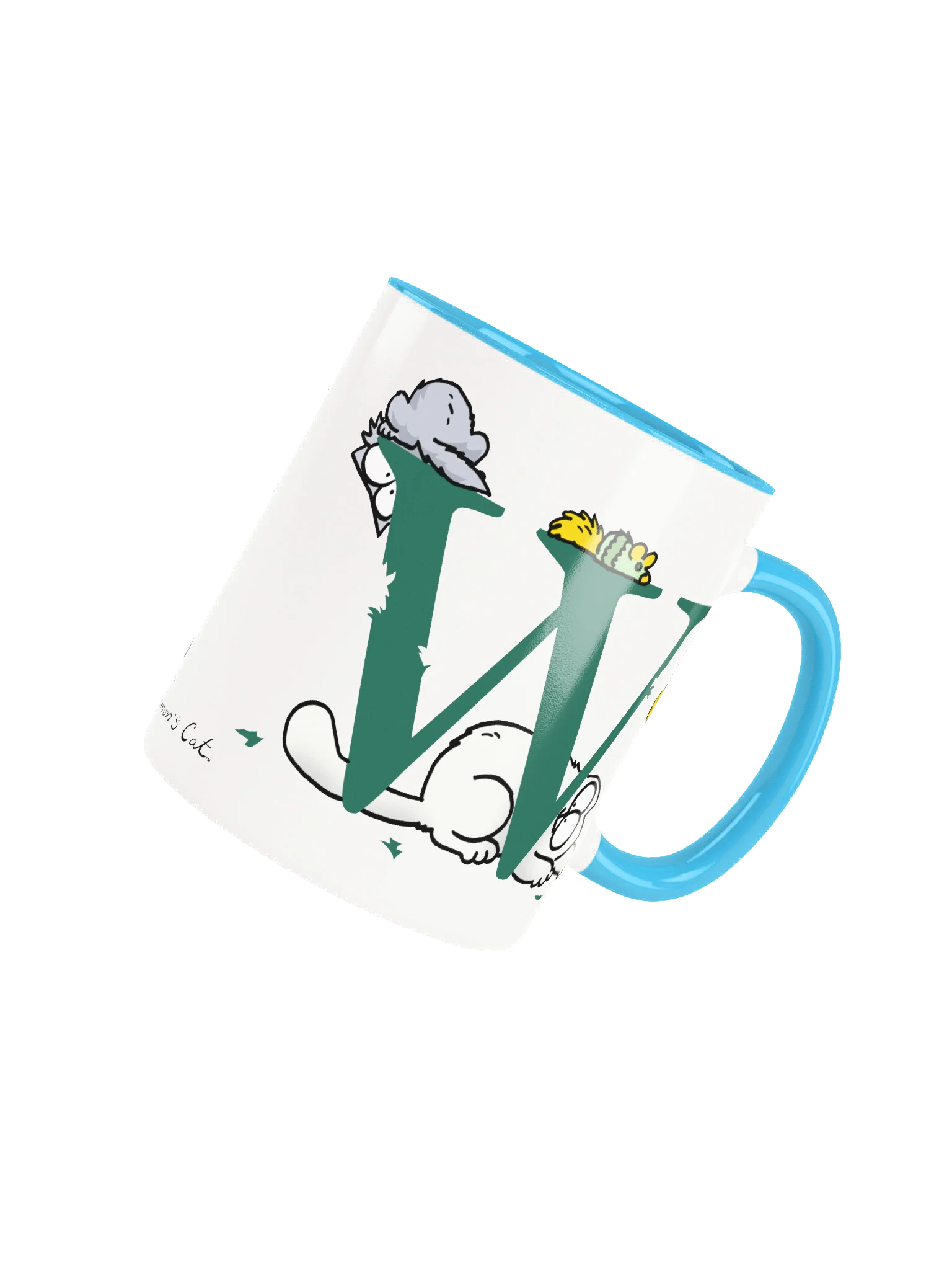 Cat Monogram Mug - W product image (4)