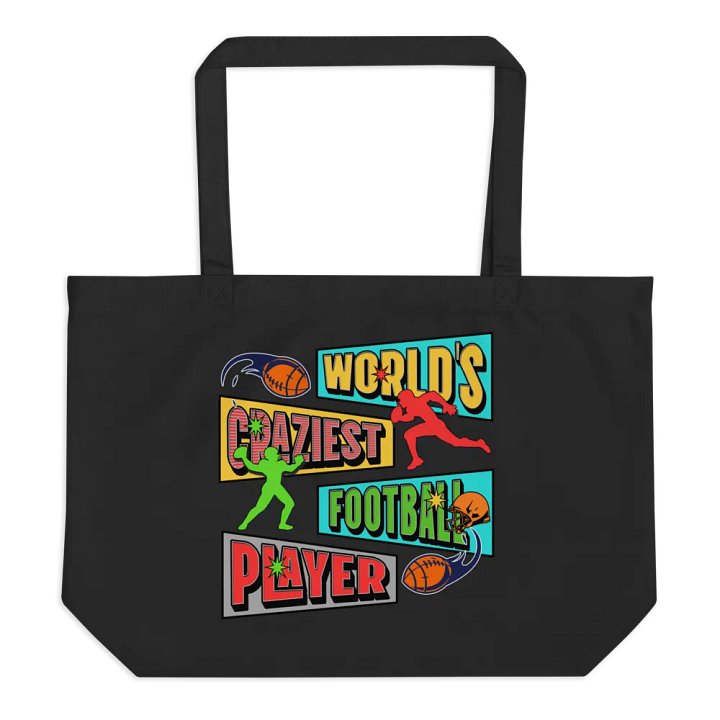 Worlds Craziest Football Player Tote Bag product image (1)