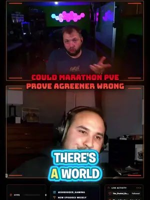 Could Marathon PvE work? agreener is skeptical, but he leaves the door open to being very wrong. From This Week at Shrouded episode 167 with agreener and Wrecked. #ThisWeekAtShrouded #SGC #Gaming #Shorts