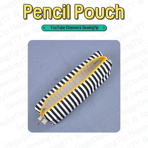 Pencil Pouch Patterns.
This is a pencil pouch pattern that doesn't need lining. Save it and use it when you need it♡

#sewing...