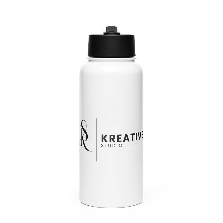CLASSIC WHITE WATER BOTTLE - SIGNATURE COLLECTION product image (1)