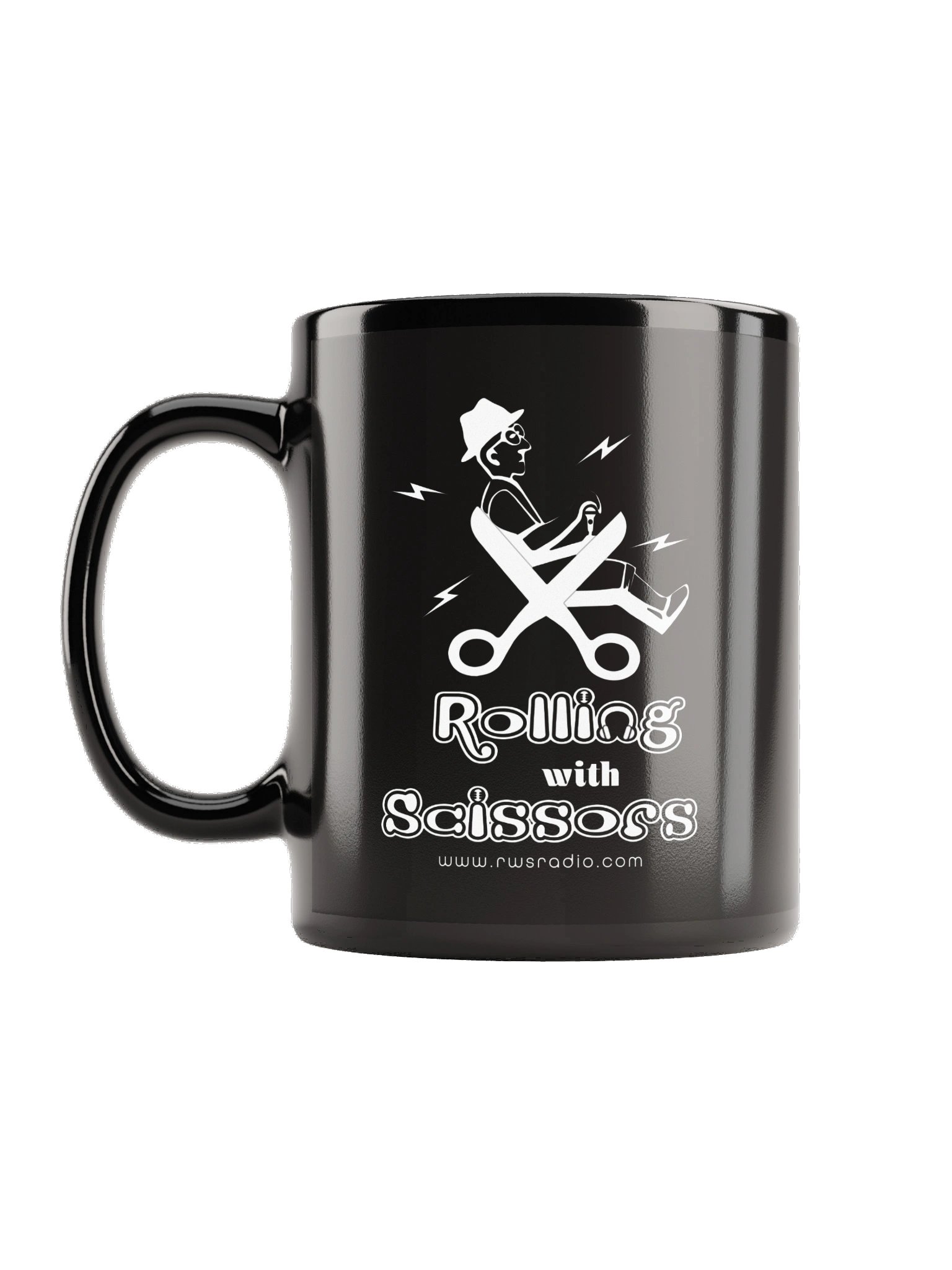 Rolling with Scissors Black Mug product image (1)