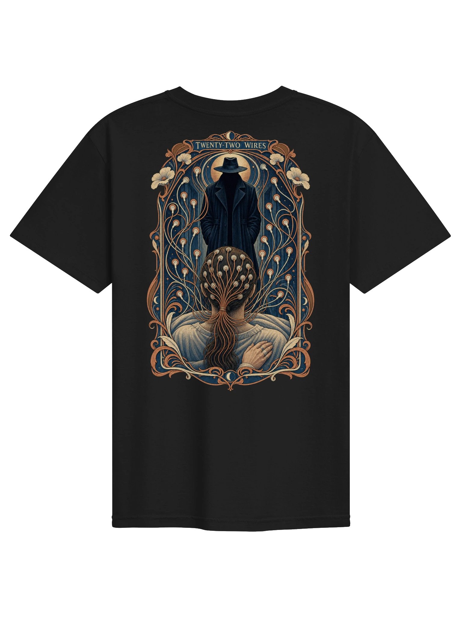 Twenty-Two Wires — Hat Man Gothic Horror T-Shirt product image (4)