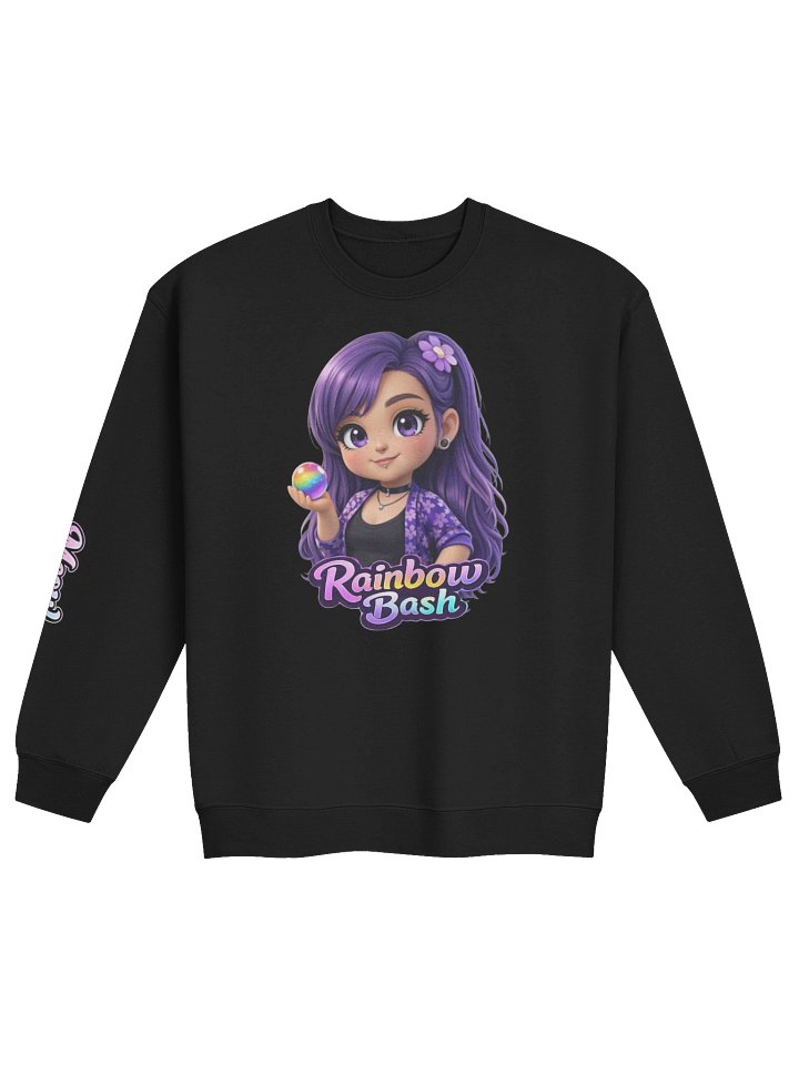 Rainbow Bash Crewneck Sweatshirt product image (1)