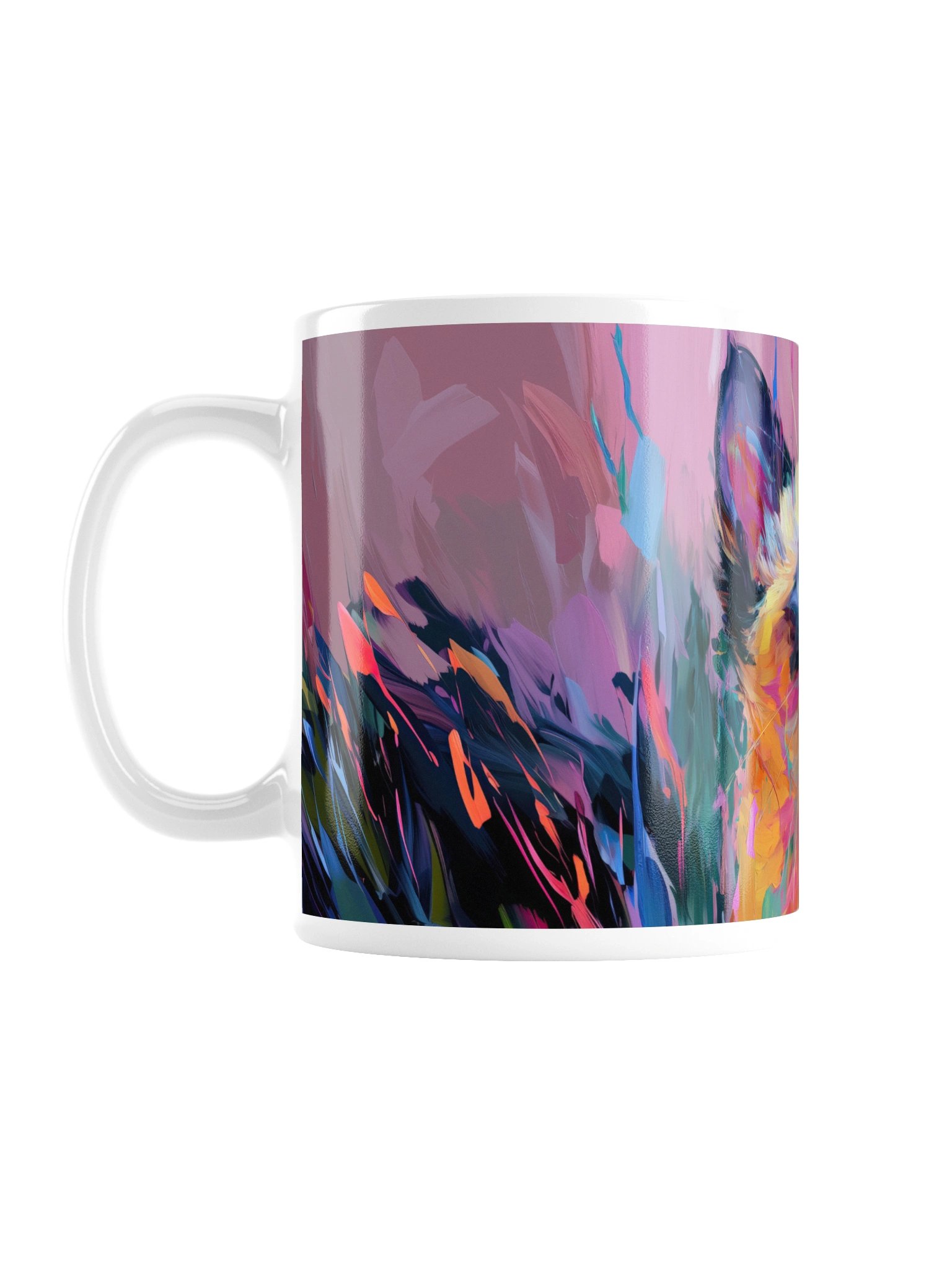 Painterly Siamese Cat Mug product image (3)