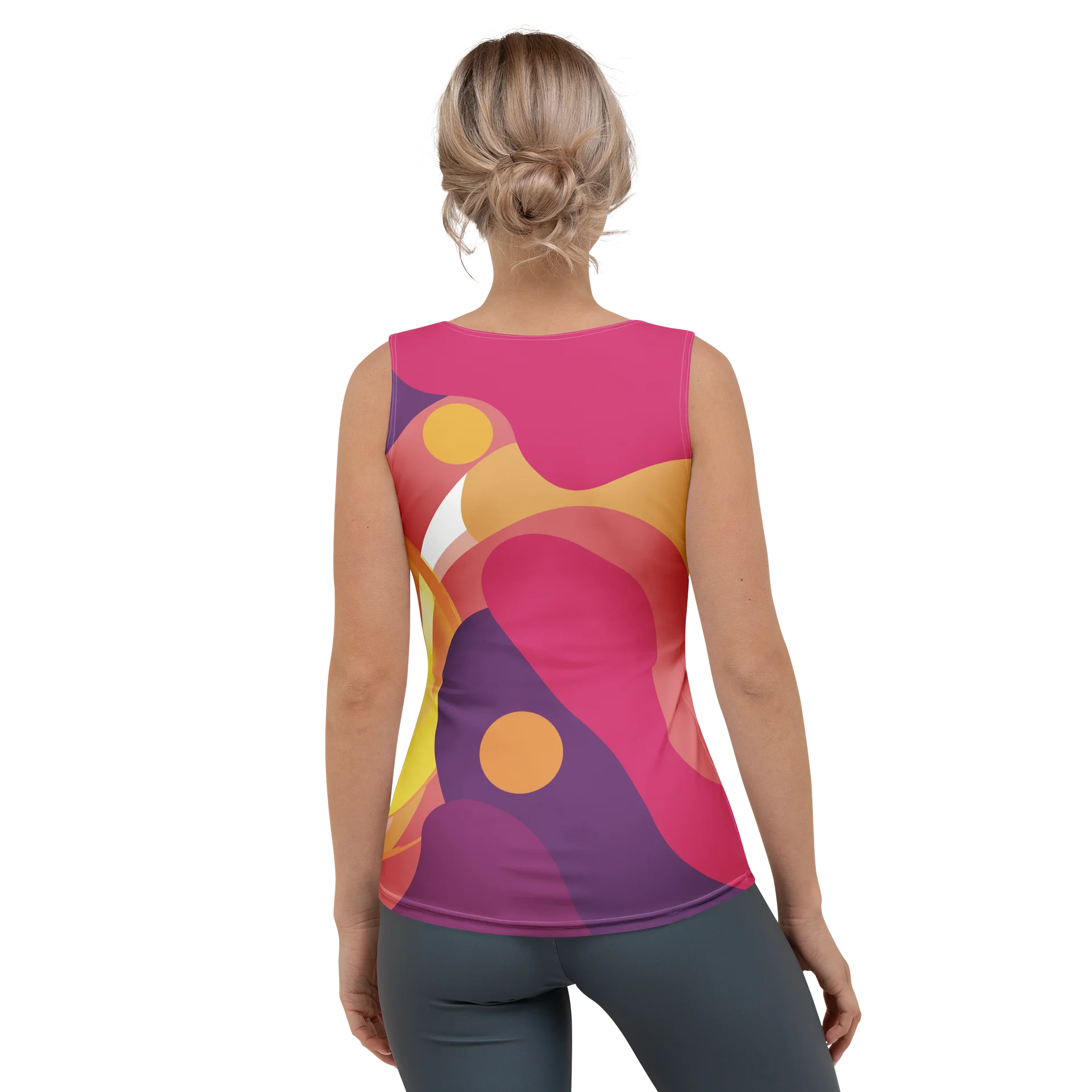 Activewear Tanktop „Artistic Flow“ – Elastisches Sport-Top product image (3)