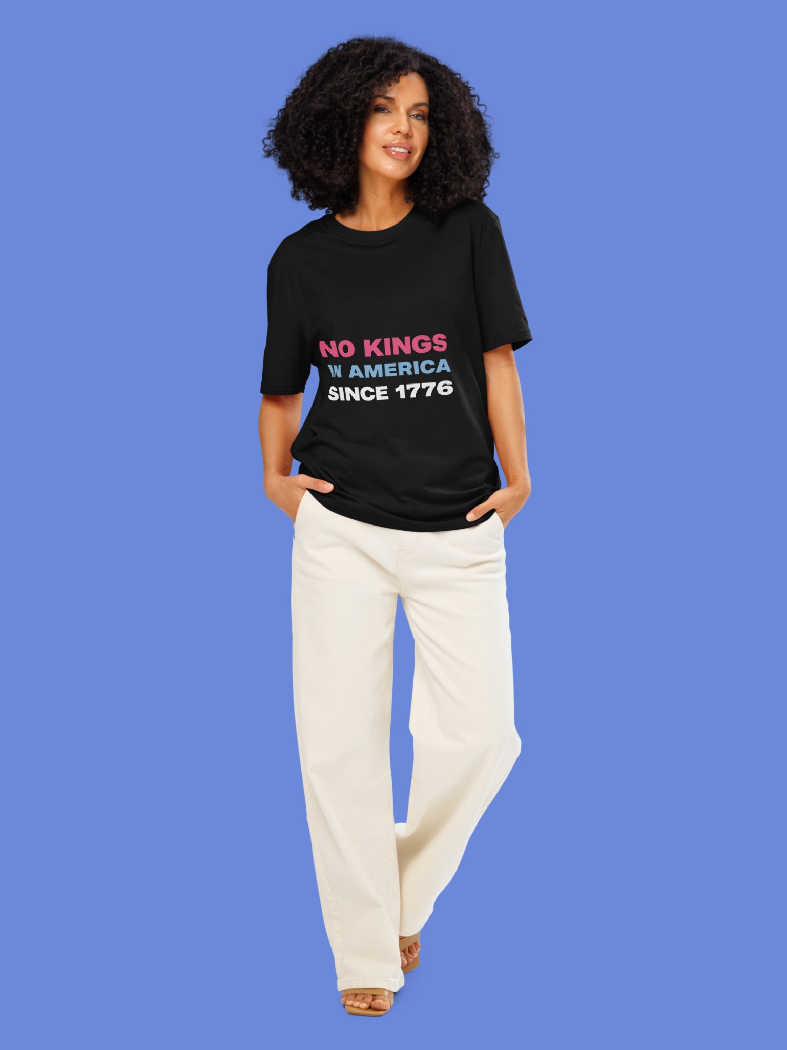 Jamie Lee Curtis No Kings In America Since 1776 Shirt product image (10)
