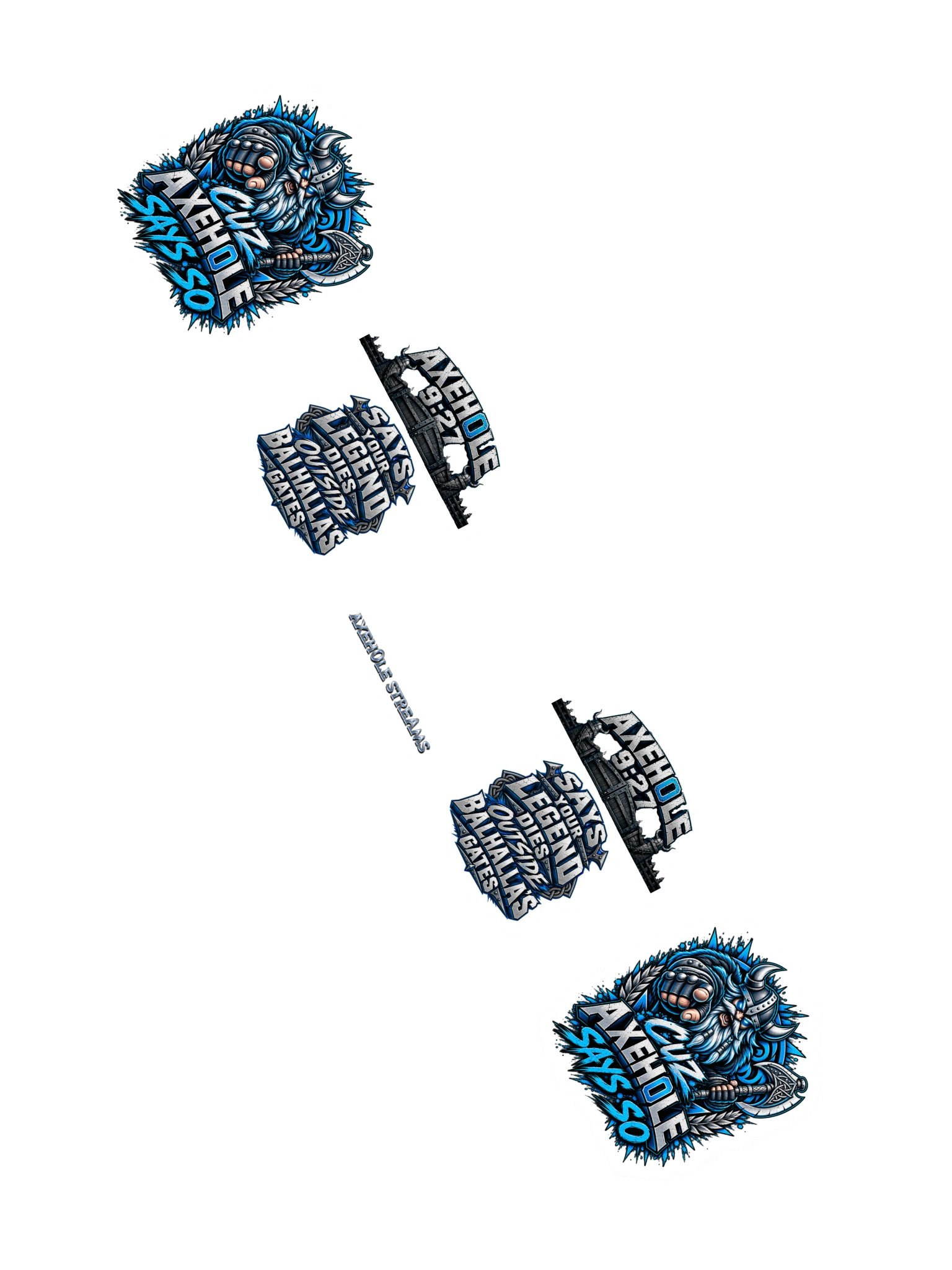 Cuz Axeh0le Says So Variety Stream Sticker Pack product image (2)