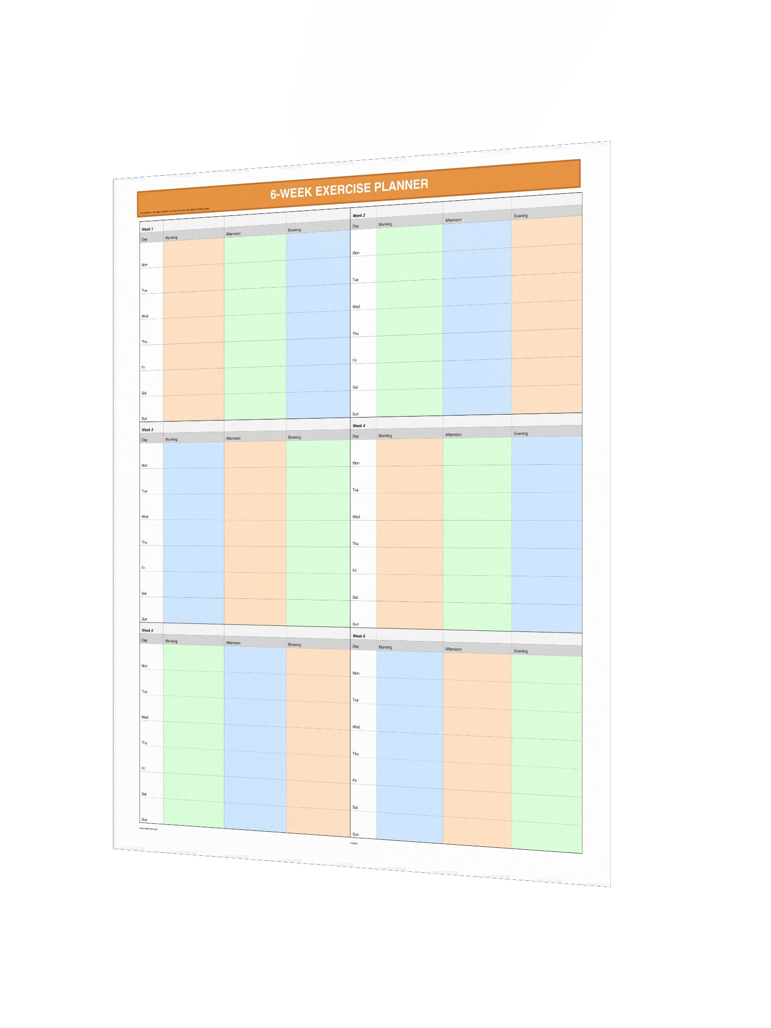 6 Week Exercise Planner product image (3)