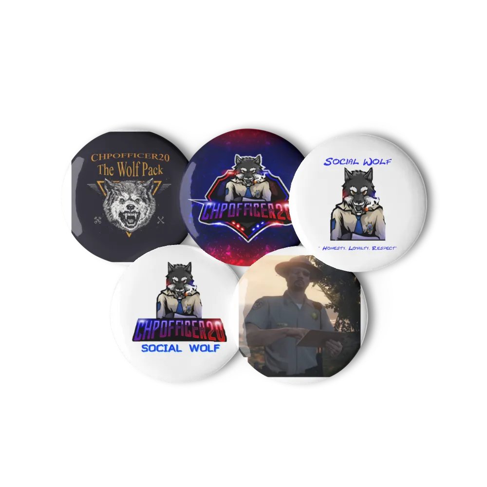 CHPOfficer20 Chic Pin Button Set product image (6)