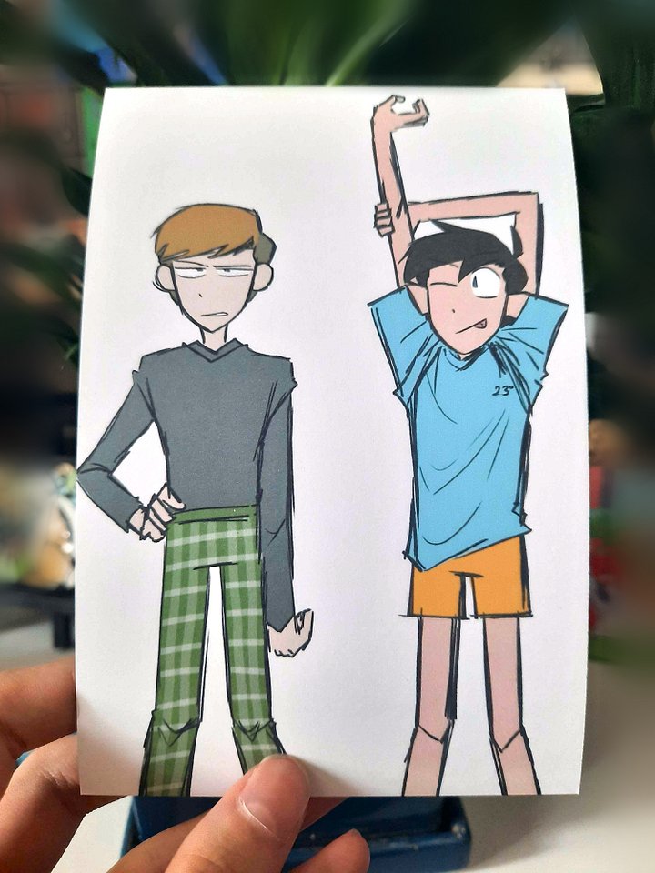 Dan and George Pajamas Print product image (1)