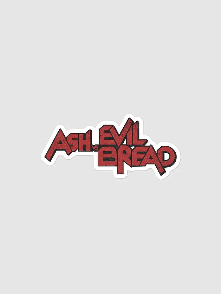 ASHvsEVILBREAD - Red Logo Sticker product image (2)