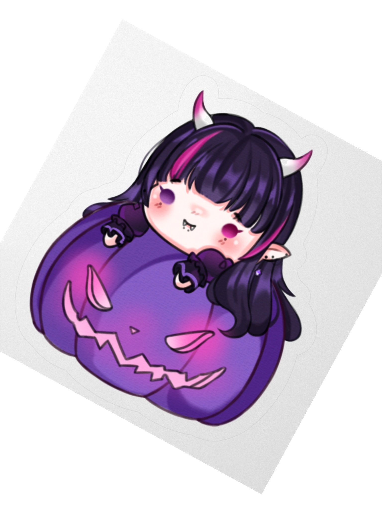 Grim Princess Jack o' Lantern Sticker product image (3)