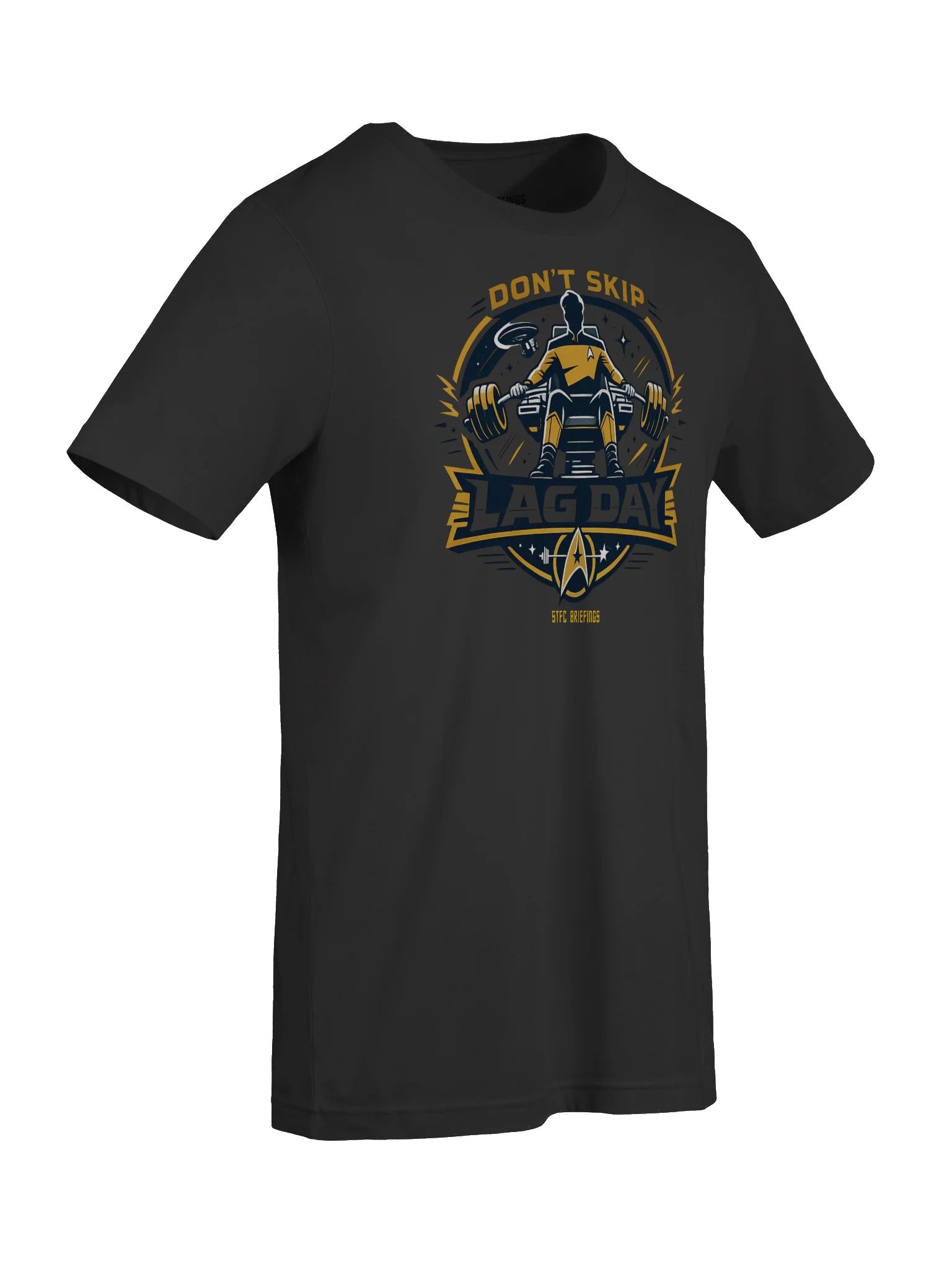 STFC Briefings Comedy Collection T-Shirt Don't Skip Lag Day product image (49)