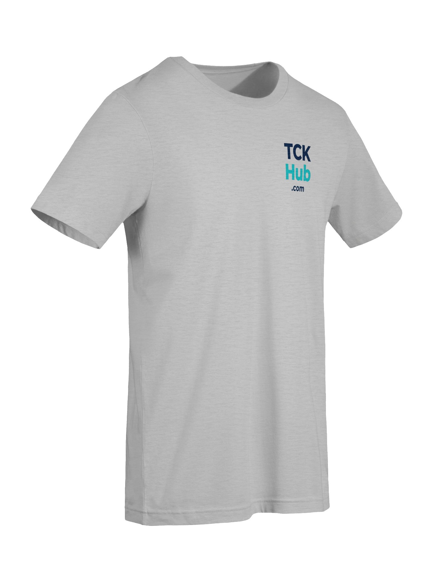 TCK Hub Stacked Logo Tee, Left Chest (Navy Print) product image (20)