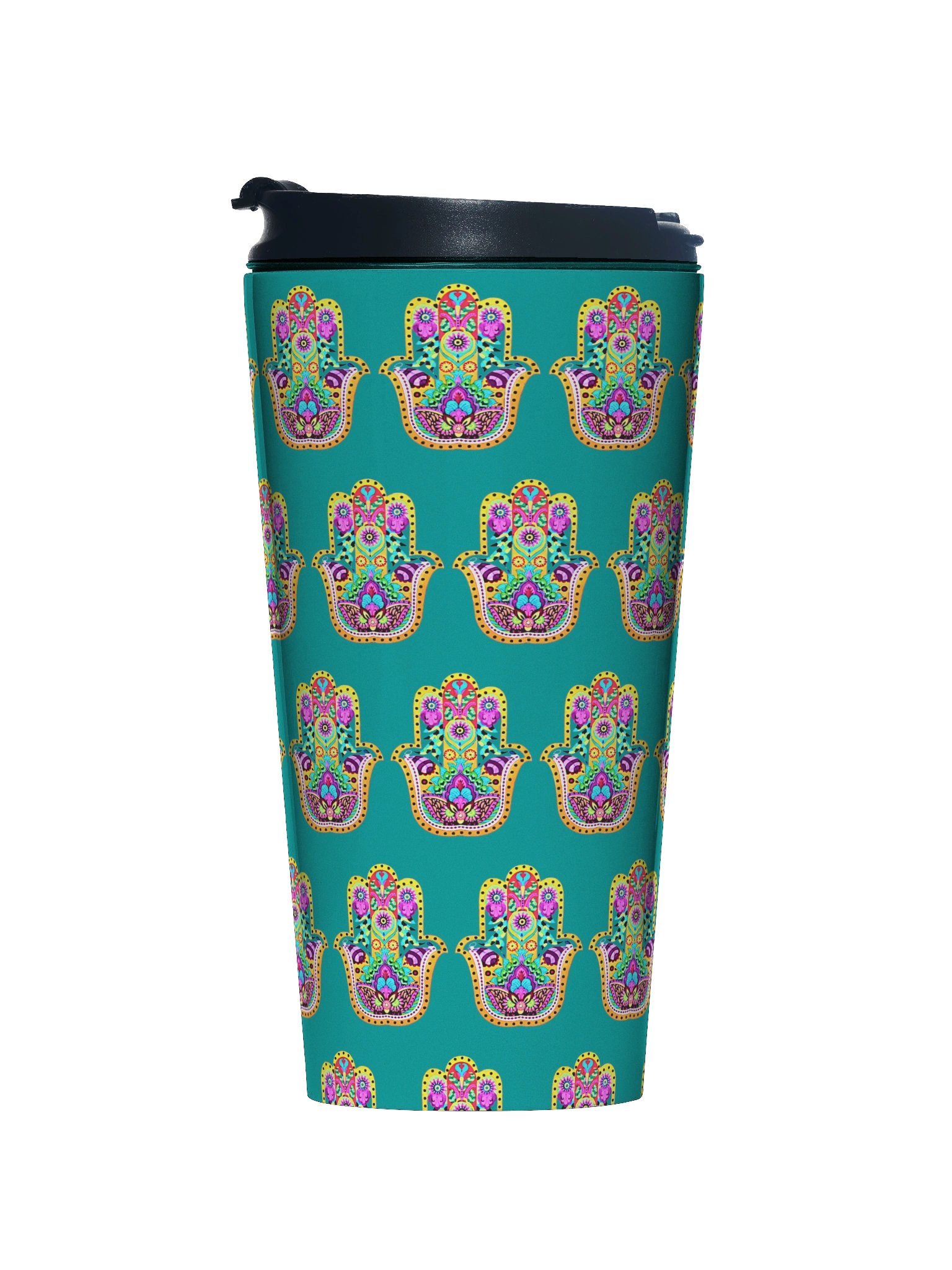 Radiant Hamas Bloom - Stainless Steel Travel Mug product image (1)