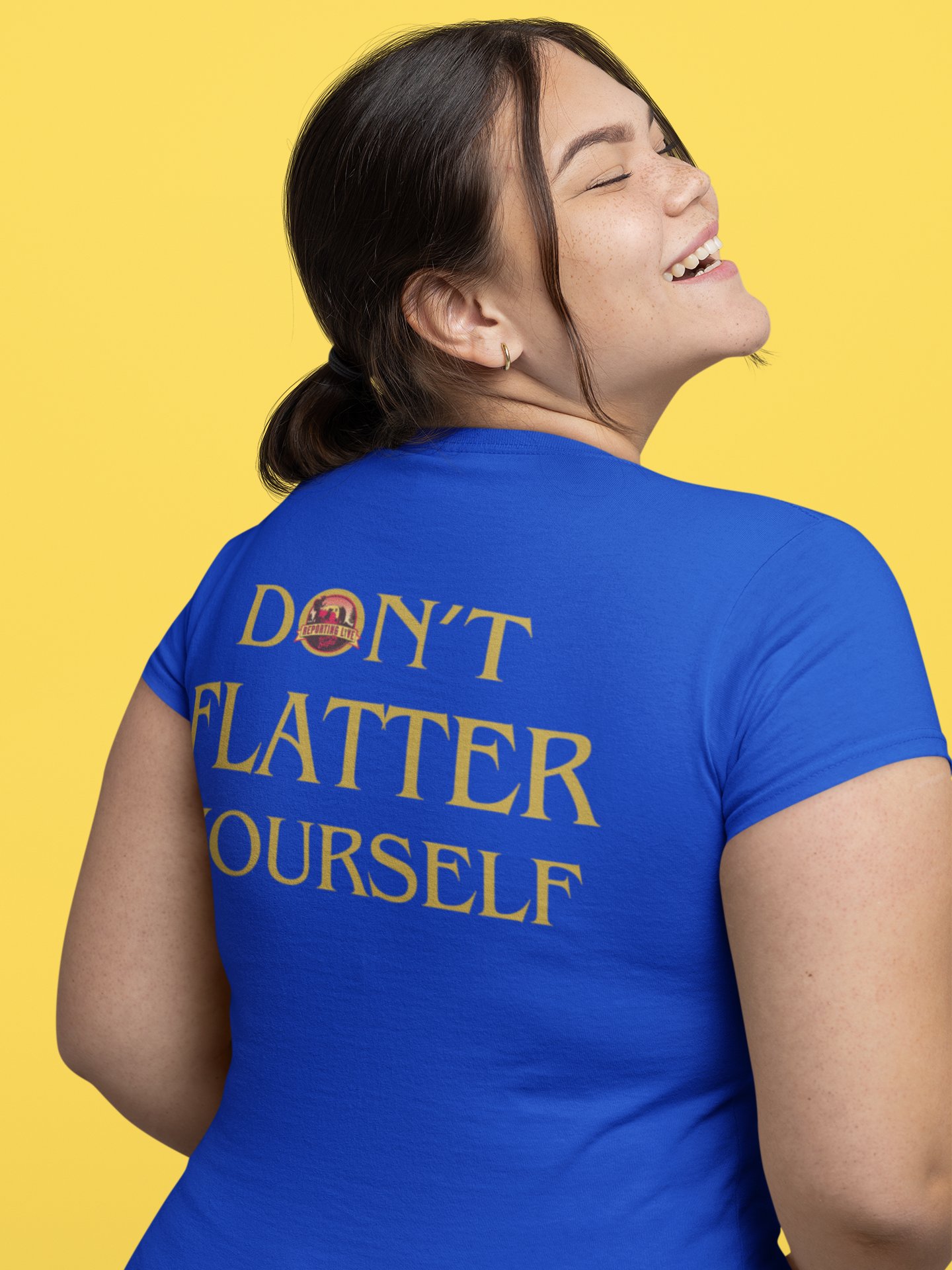 DFY Don't Flatter Yourself Reaction Shirt product image (57)