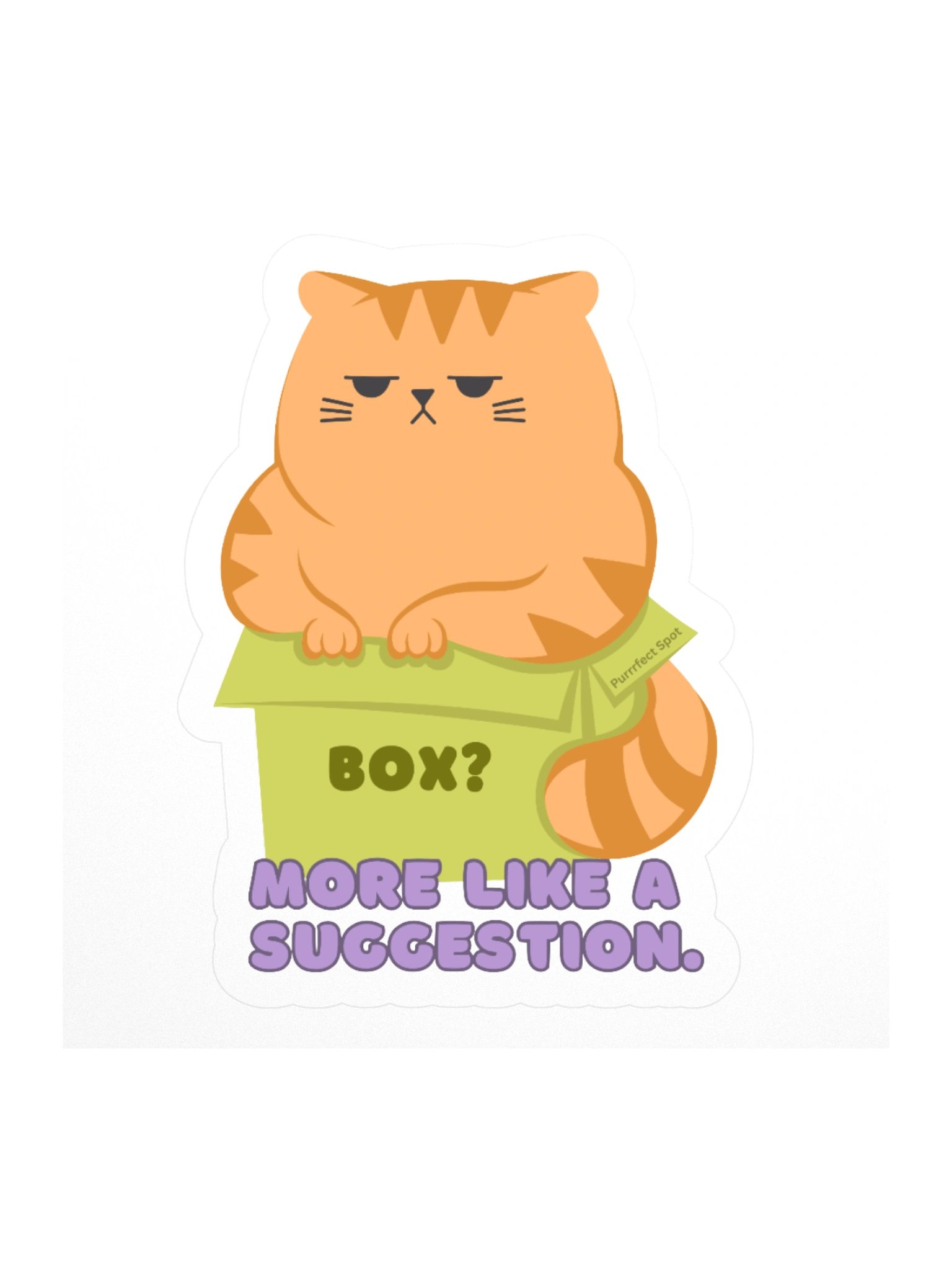 Unimpressed Fat Orange Cat product image (1)